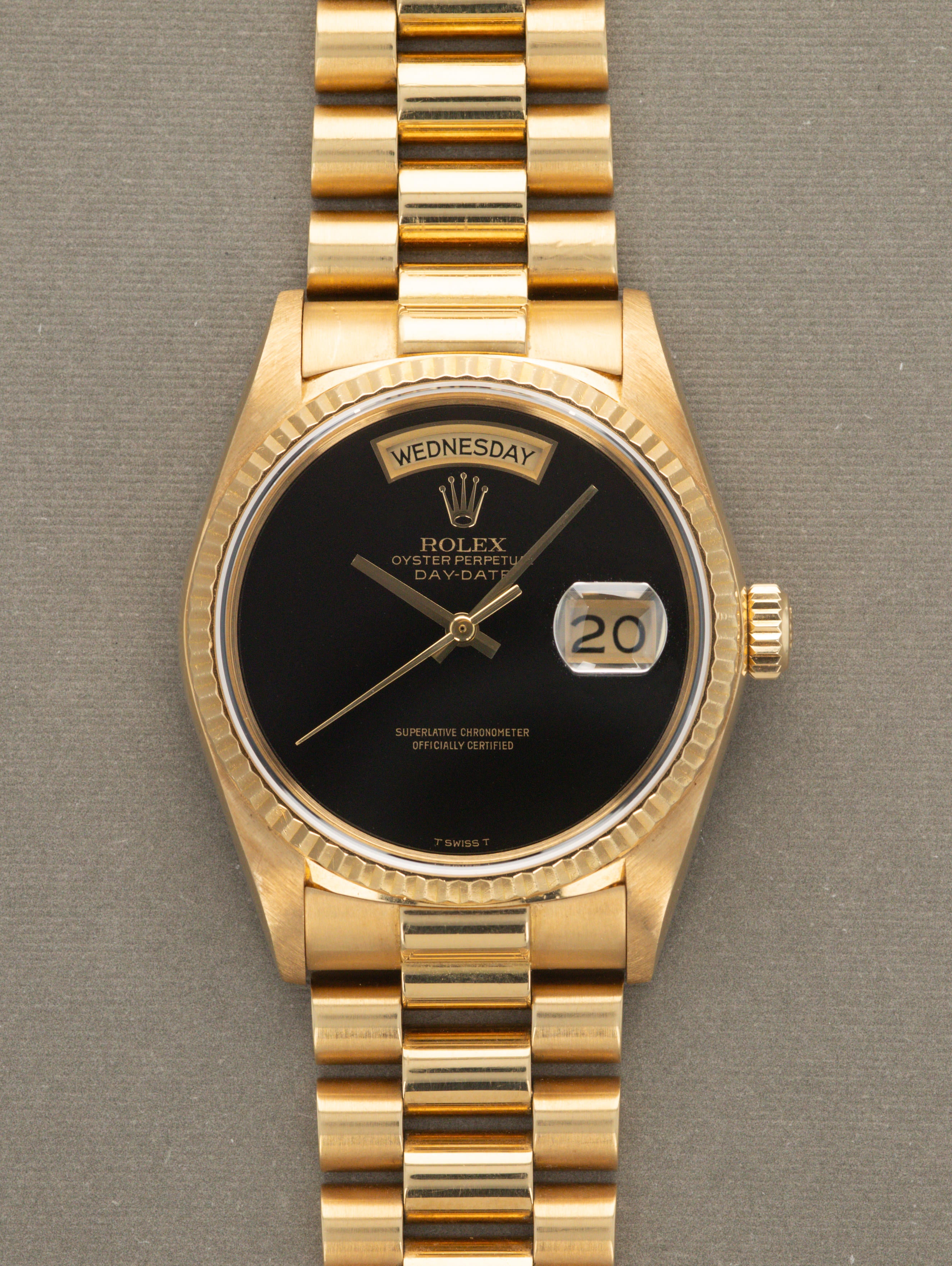 Rolex Day-Date Ref. 18038 - 'Onyx' Dial