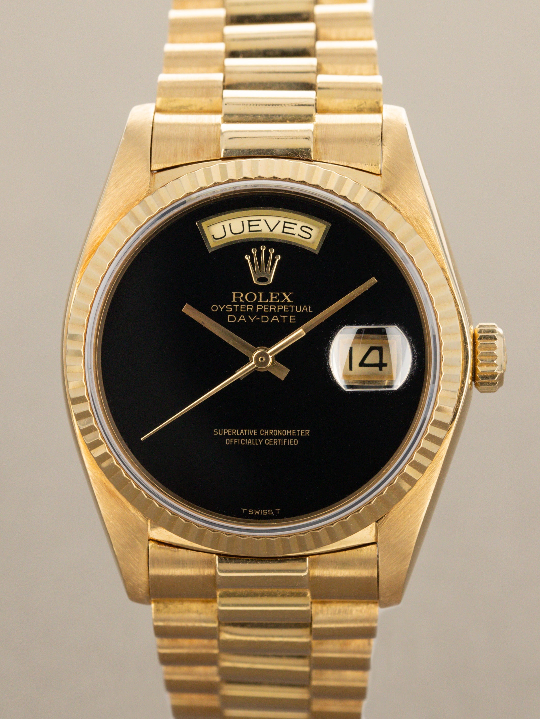 Rolex Day-Date Ref. 18038 - 'Onyx' Dial