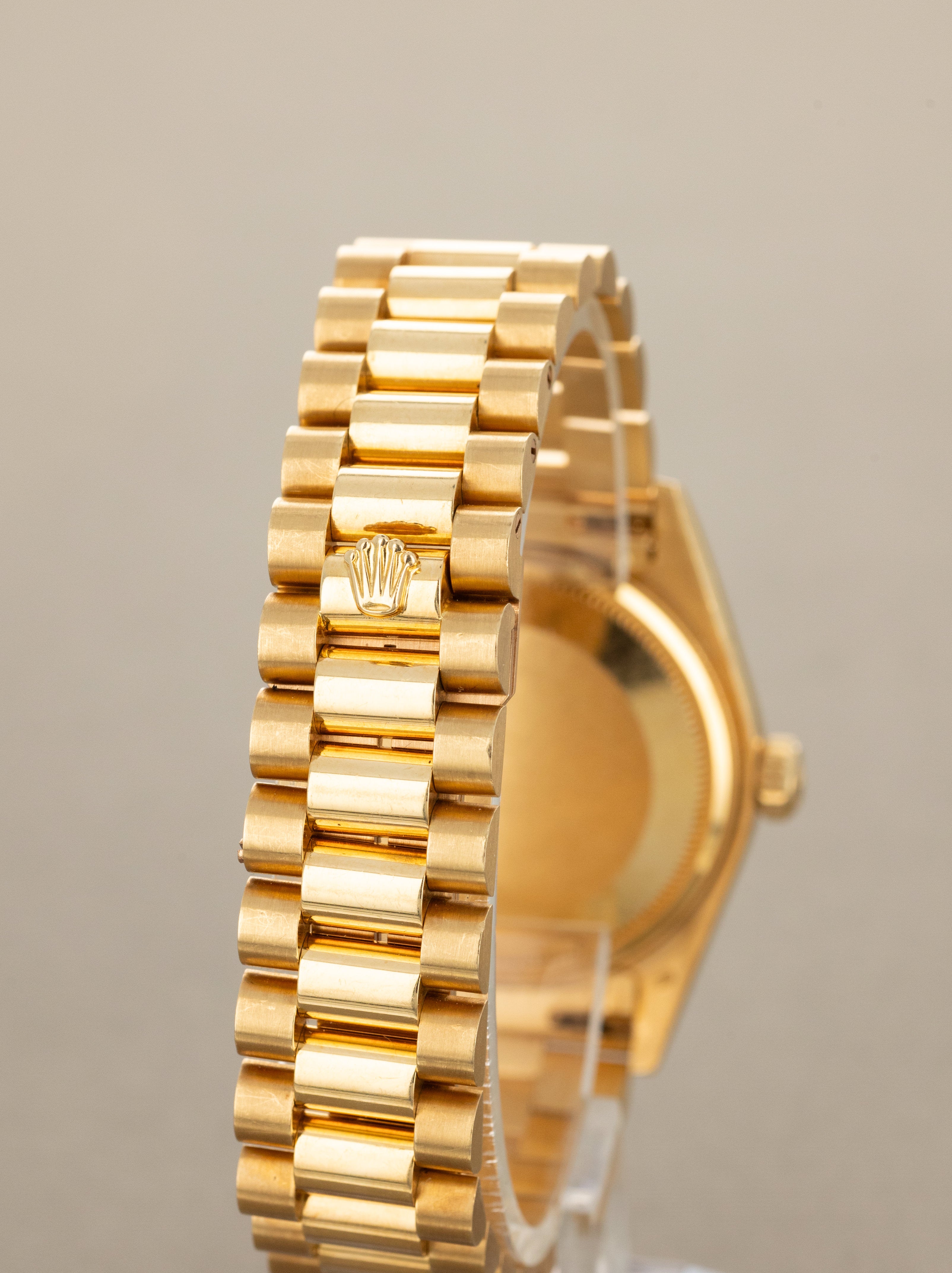 Rolex Day-Date Ref. 18038 - Oxblood 'Stella' Dial Retailed by Van Cleef & Arpels Unpolished