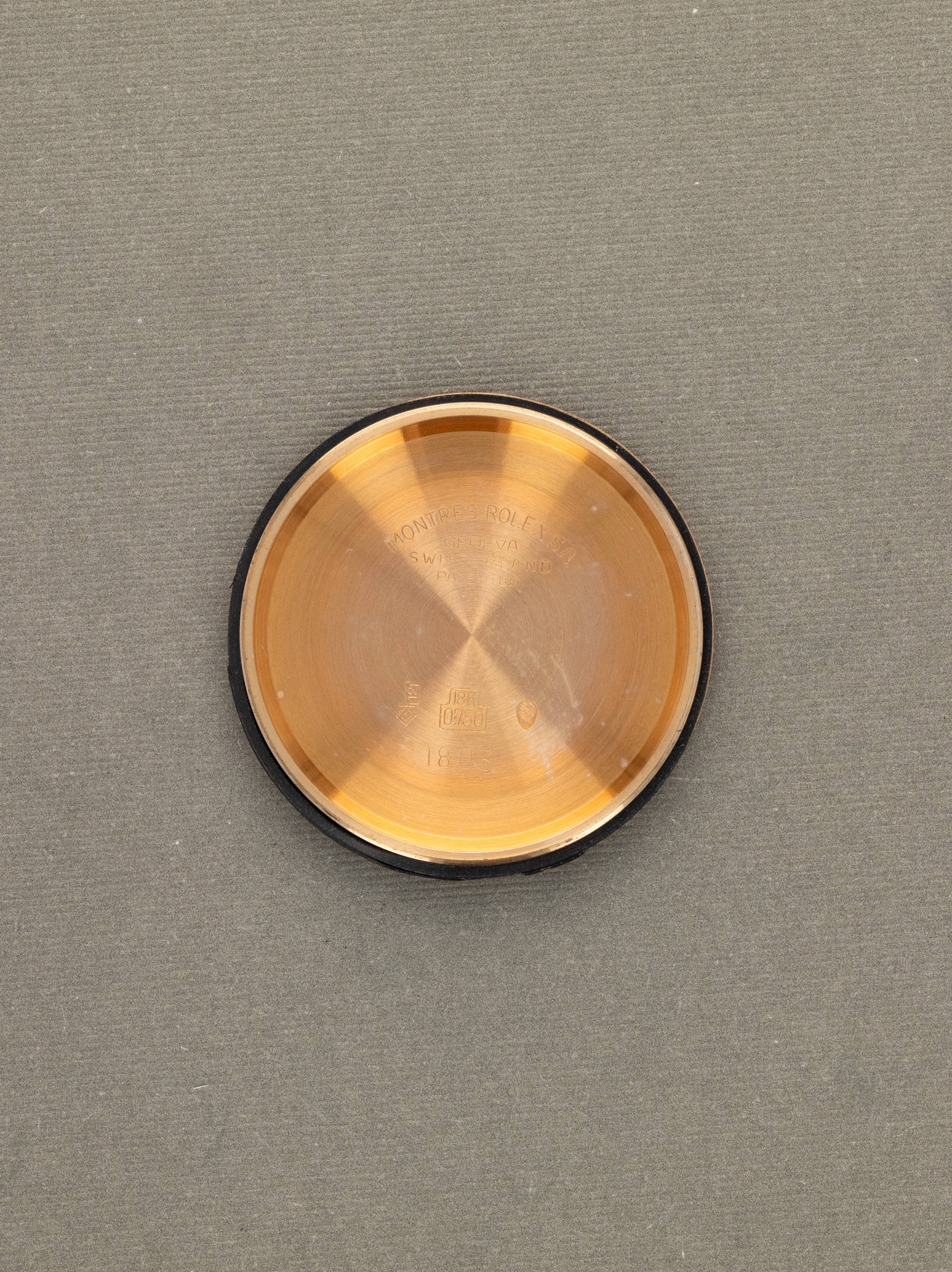 Rolex Day-Date Ref. 1803 - Rose Gold w/ Silver 'Guilloche' Dial Unpolished
