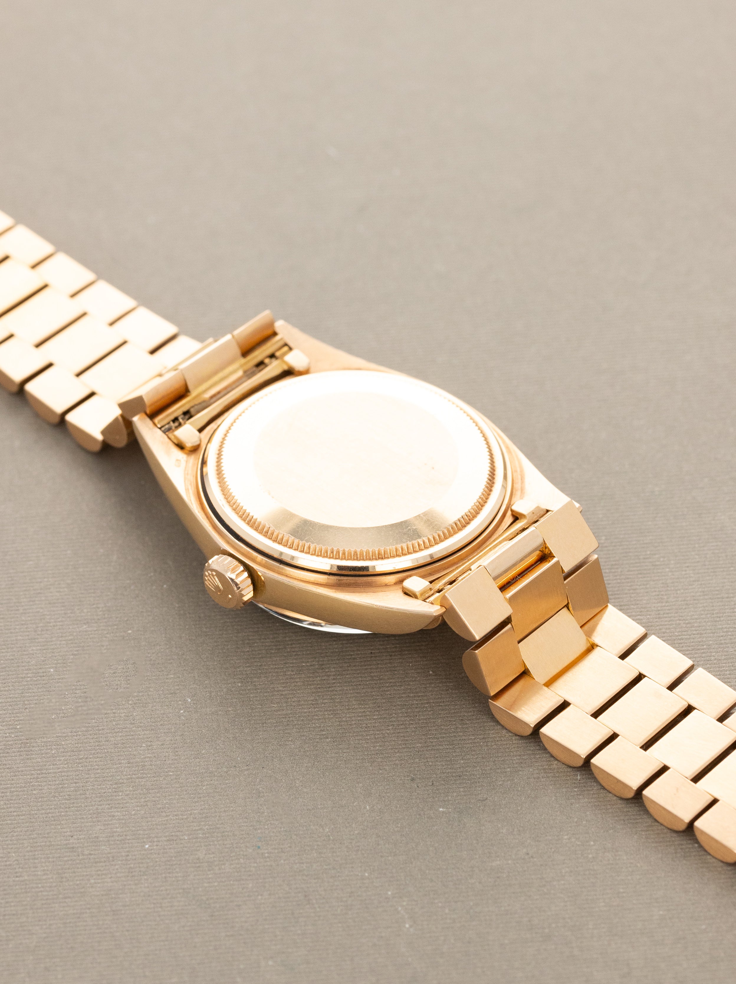 Rolex Day-Date Ref. 1803 - Rose Gold w/ Silver 'Guilloche' Dial Unpolished