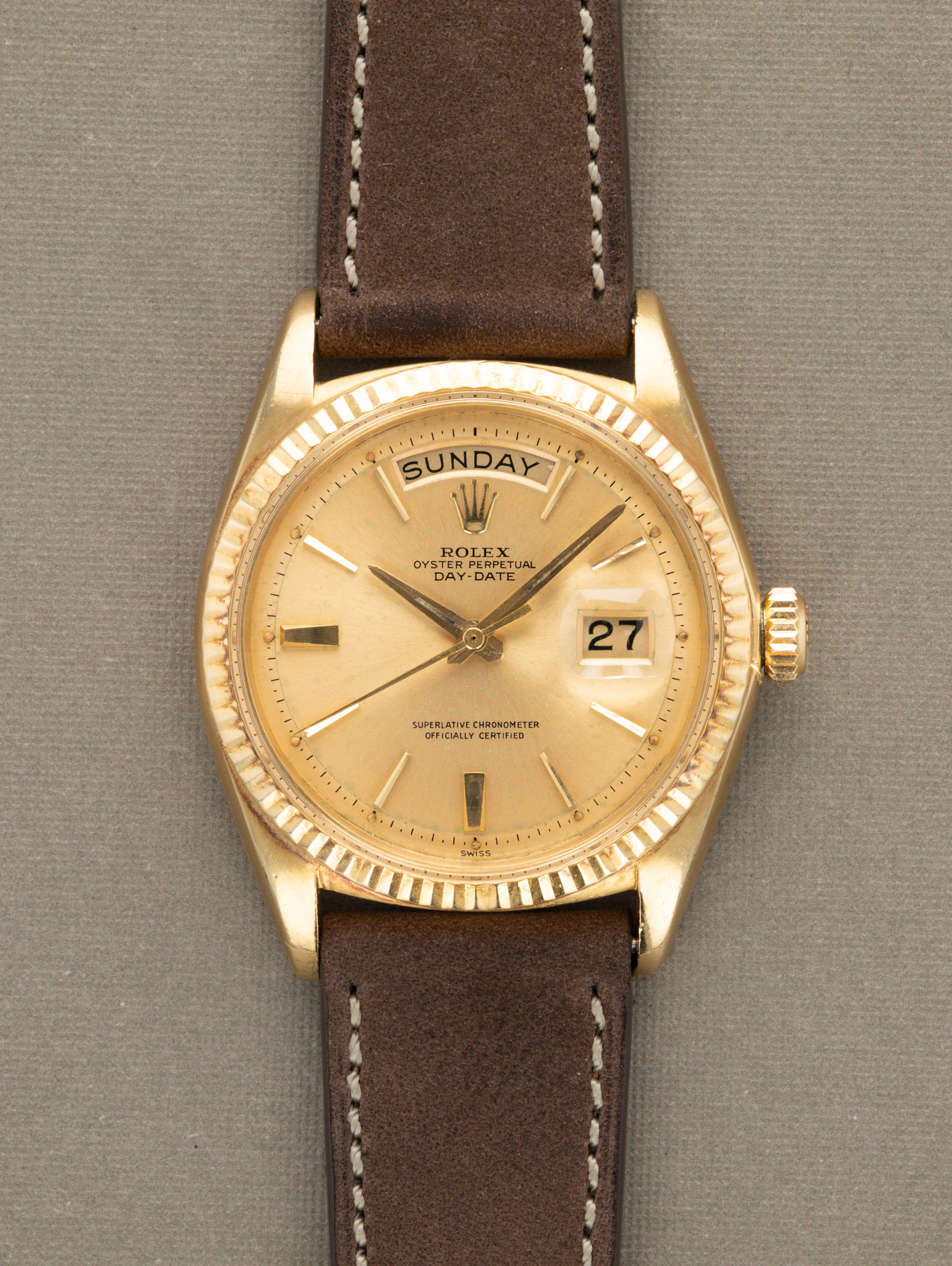 Rolex Day-Date Ref. 1803 - Champagne 'Doorstop' Dial