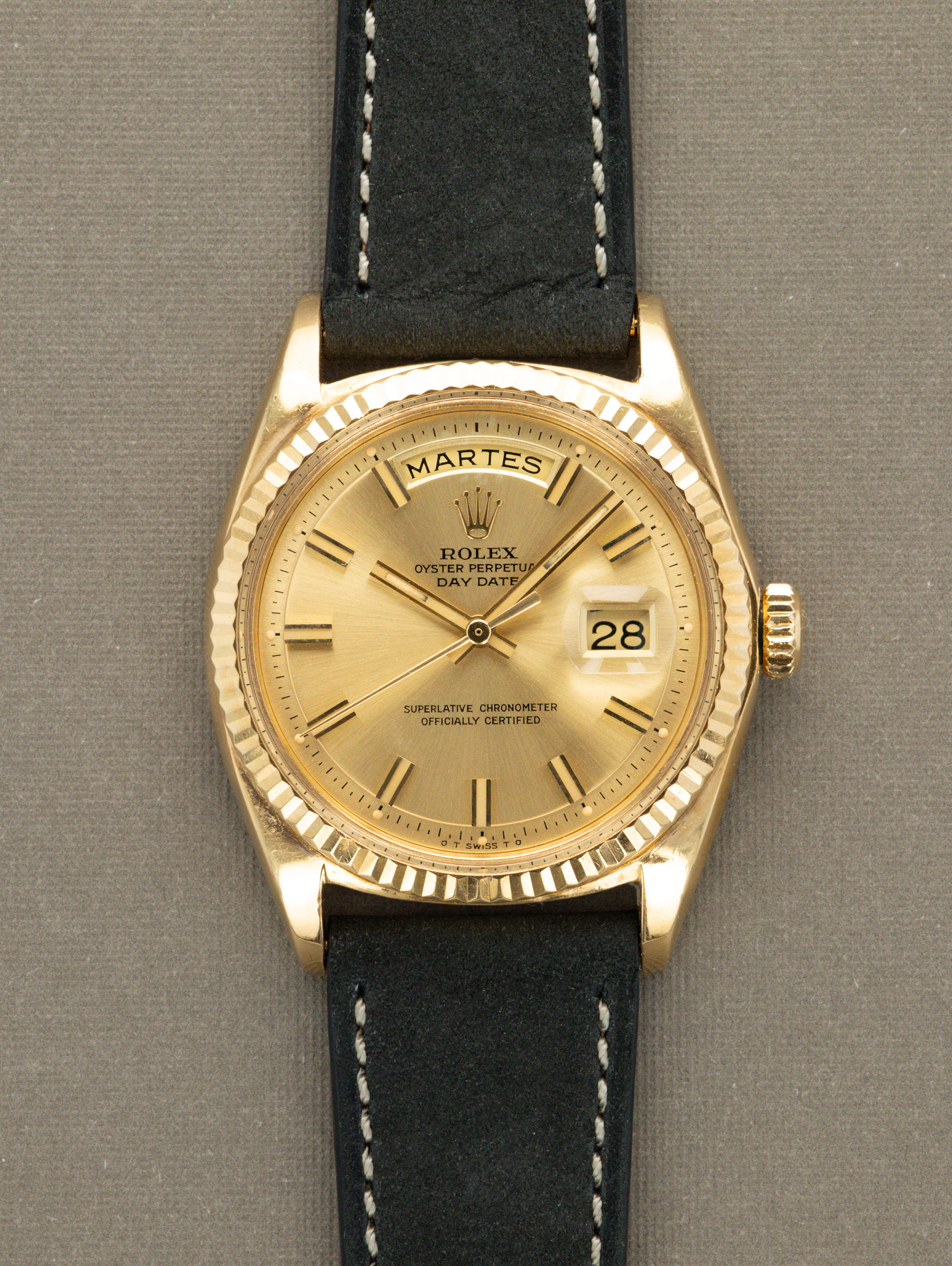 Rolex Day-Date Ref. 1803 - Sunburst Champagne 'Wide Boy-Sigma' Dial
