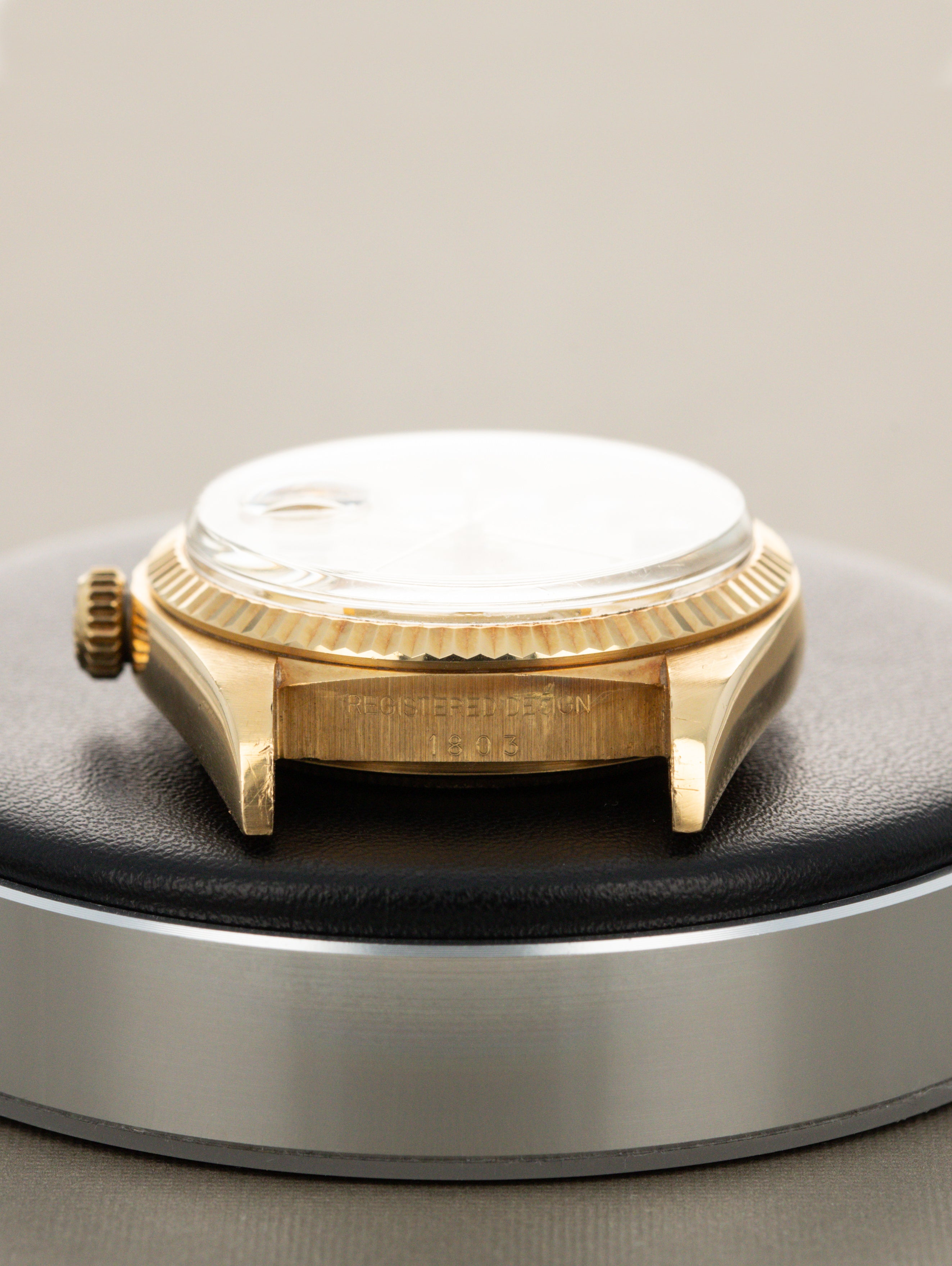 Rolex Day-Date Ref. 1803 - Sunburst Champagne Dial w/ Box & Papers Unpolished