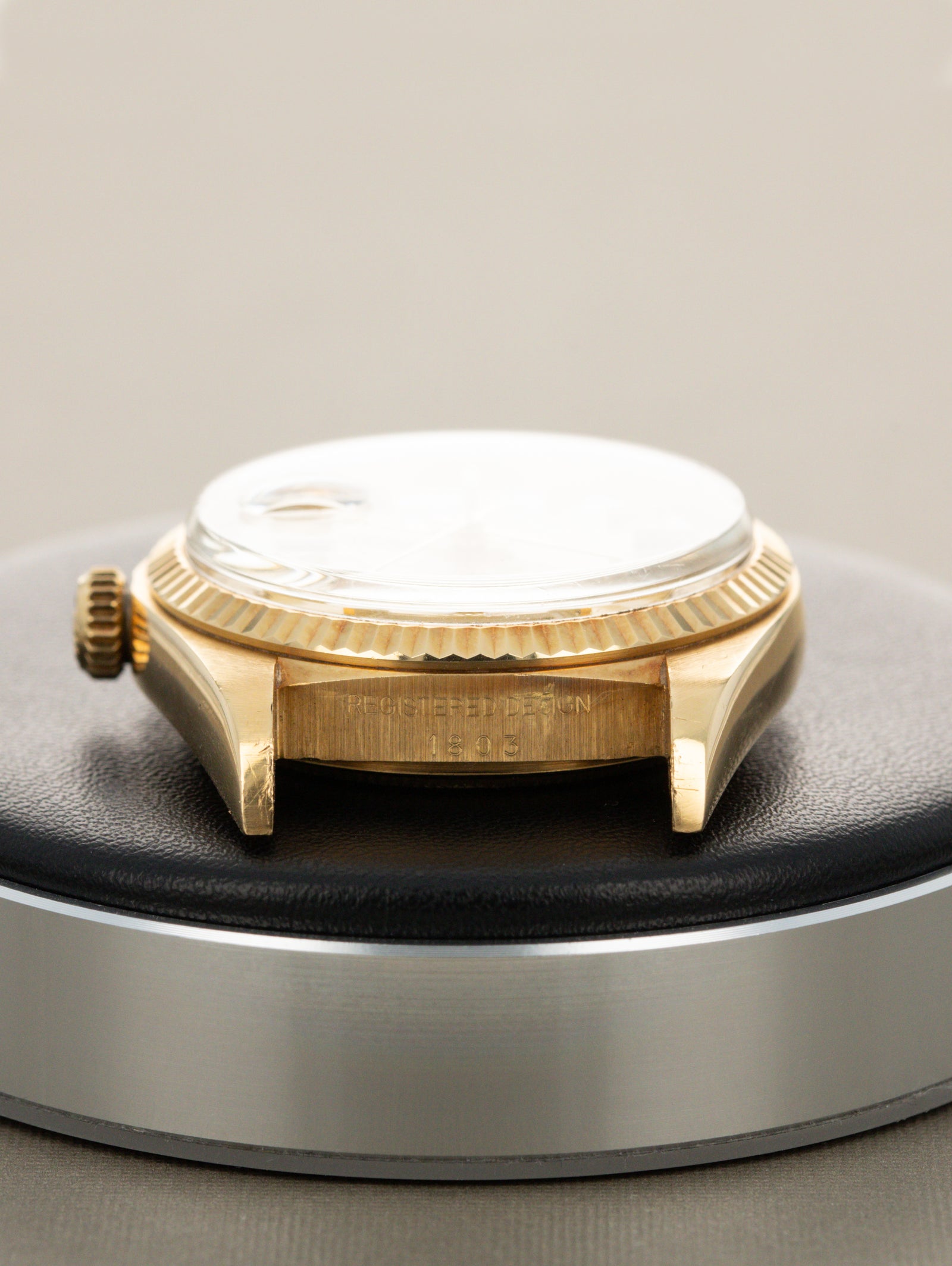 Rolex Day-Date Ref. 1803 - Sunburst Champagne Dial w/ Box & Papers Unpolished