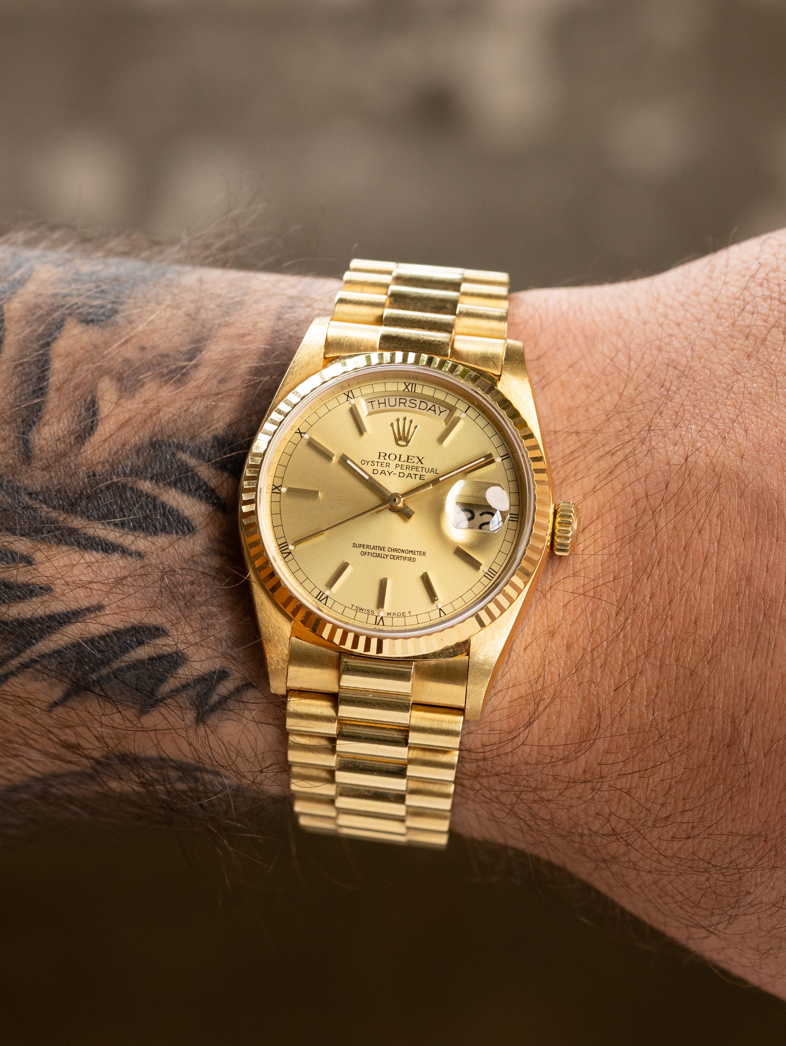 Rolex Day-Date Ref. 18038 - 'Texas Timex' Unpolished