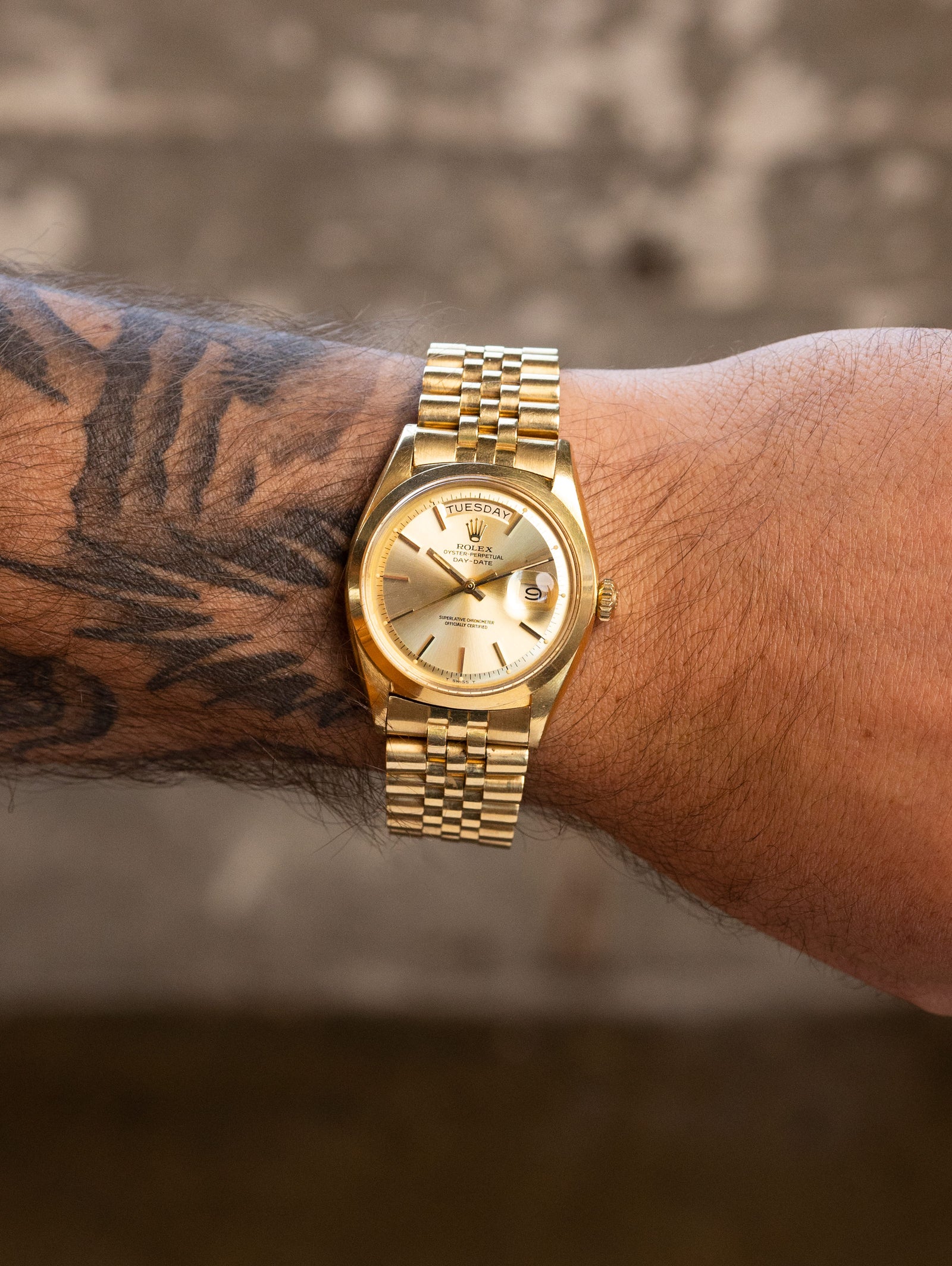 Rolex Day-Date Ref. 1802 - Sunburst Champagne Dial Unpolished
