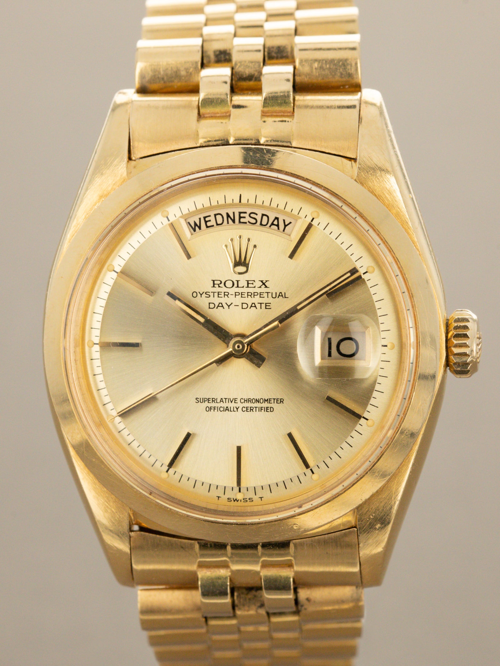 Rolex Day-Date Ref. 1802 - Sunburst Champagne Dial Unpolished