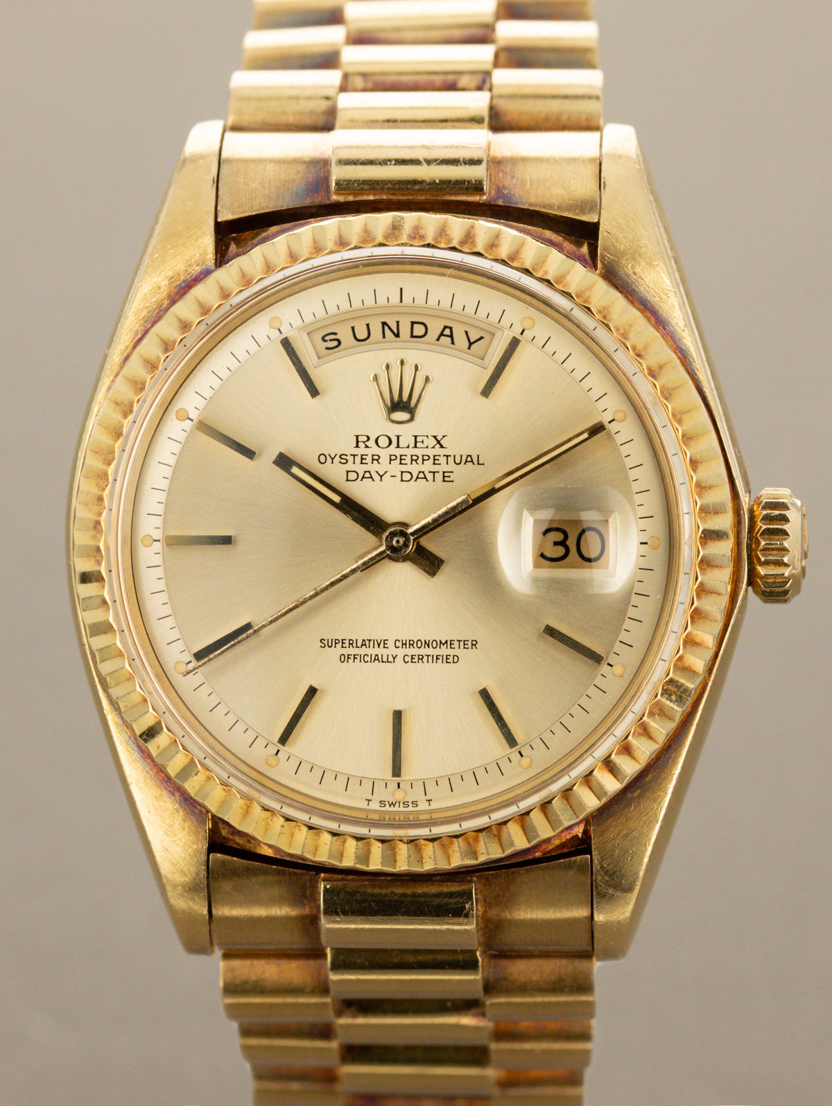 Rolex Day-Date Ref. 1803 - Sunburst Champagne Dial Unpolished