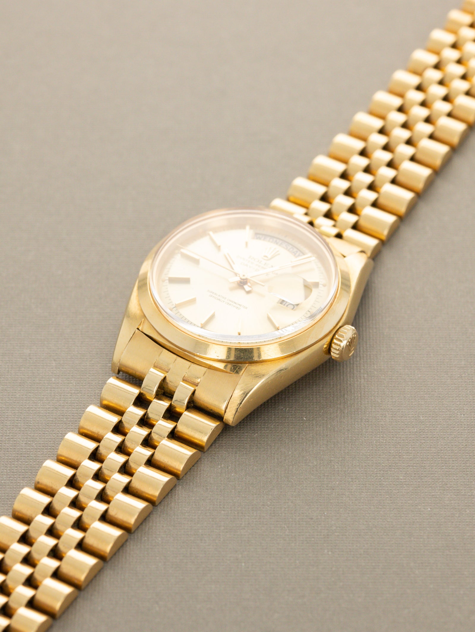 Rolex Day-Date Ref. 1802 - Sunburst Champagne Dial Unpolished