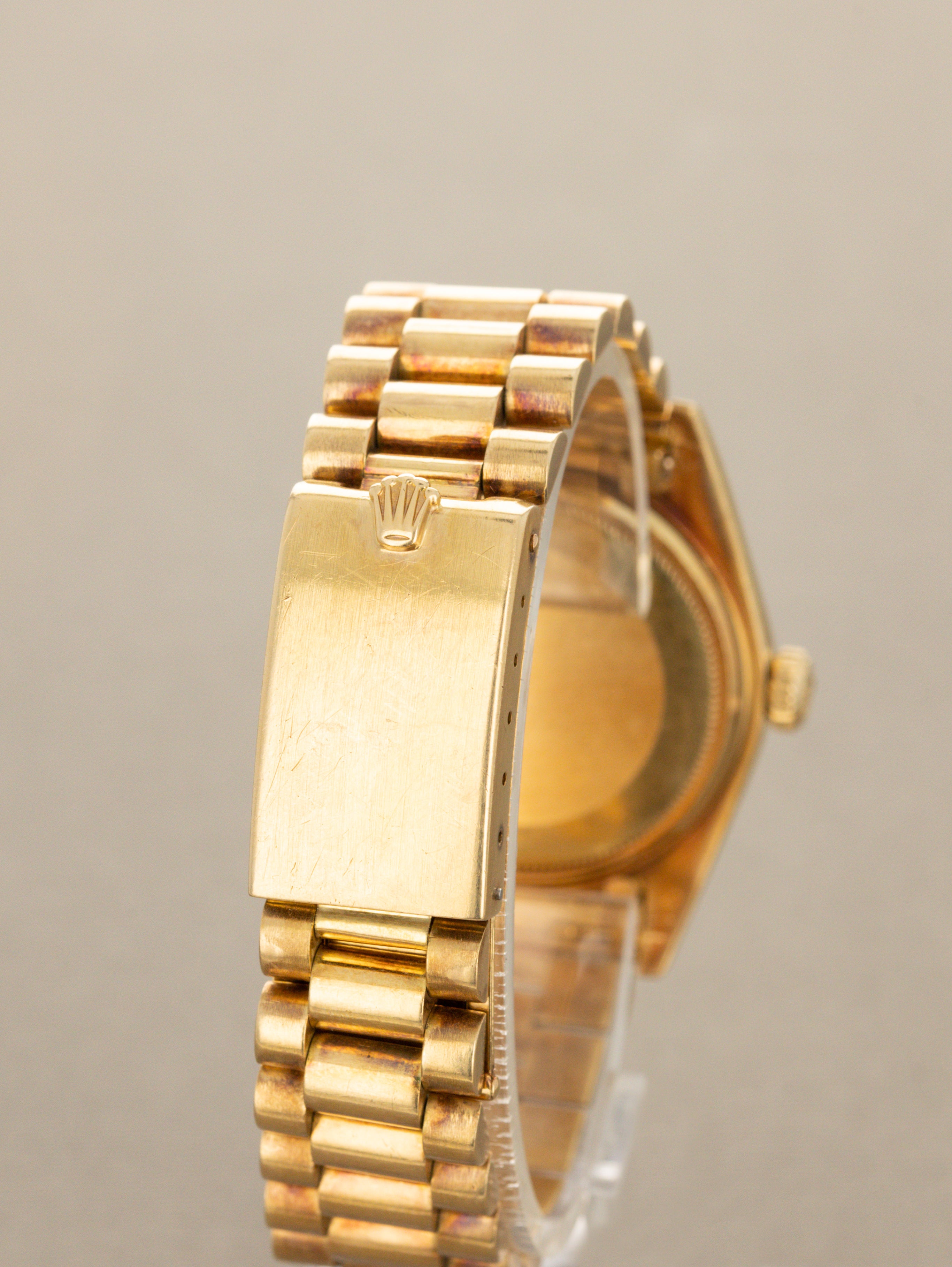 Rolex Day-Date Ref. 1803 - Non-Luminous Sunburst Champagne Dial w/ Box Papers Unpolished