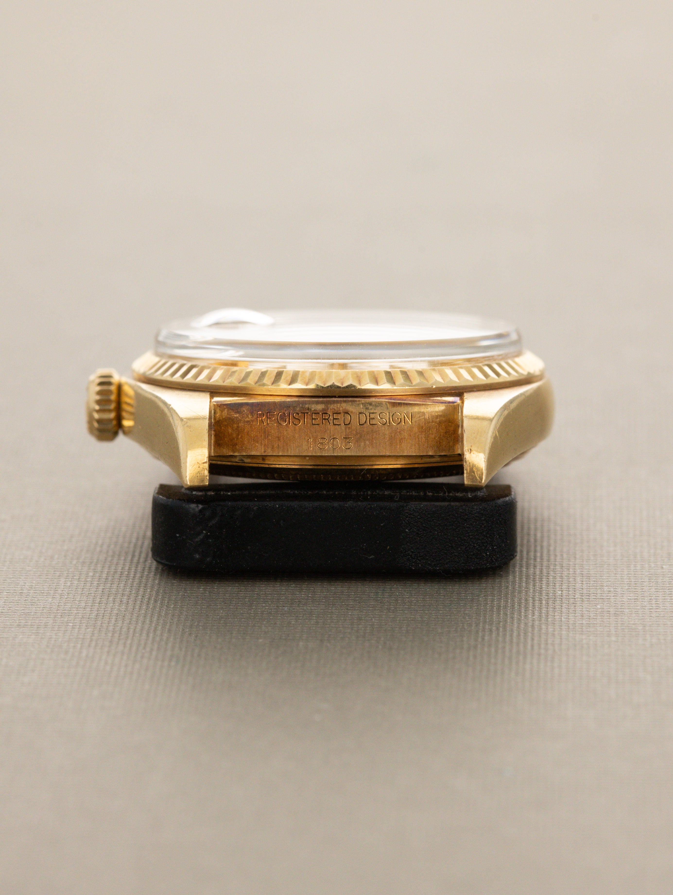 Rolex Day-Date Ref. 1803 - Non-Luminous Sunburst Champagne Dial w/ Box Papers Unpolished