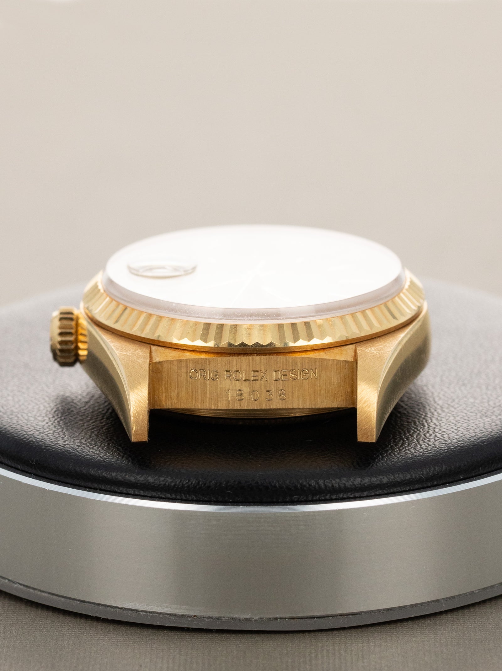Rolex Day-Date Ref. 18038 - Sunburst Champagne Dial 'Texas Timex' W/ Box & Papers