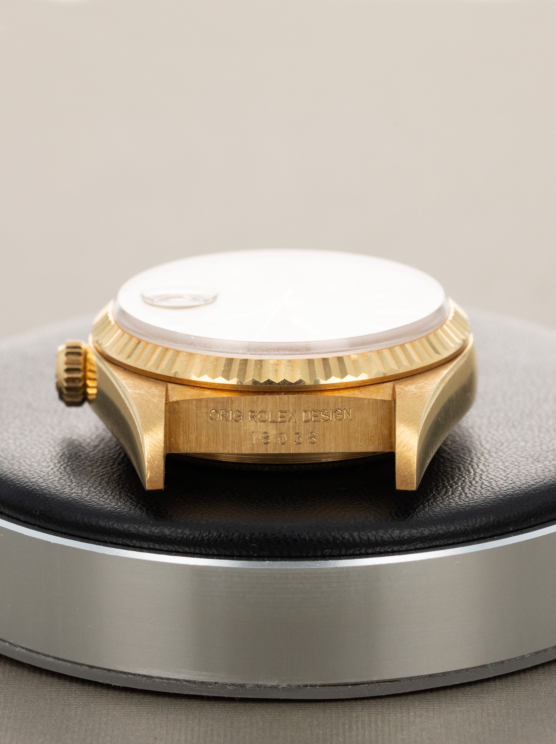 Rolex Day-Date Ref. 18038 - Sunburst Champagne Dial 'Texas Timex' W/ Box & Papers