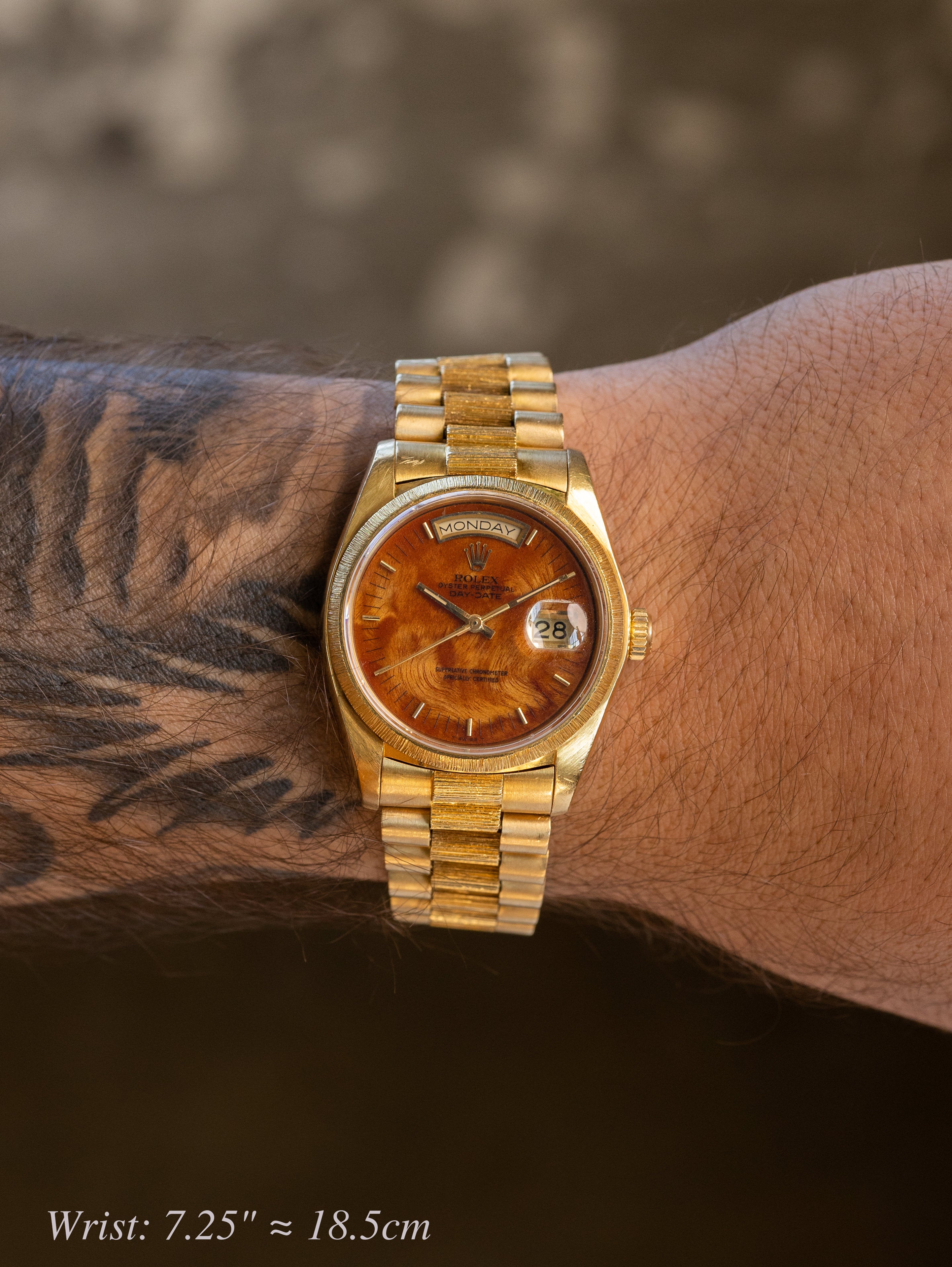 Rolex Day-Date Ref. 18078 - 'Bark' w/ 'Birchwood' Dial