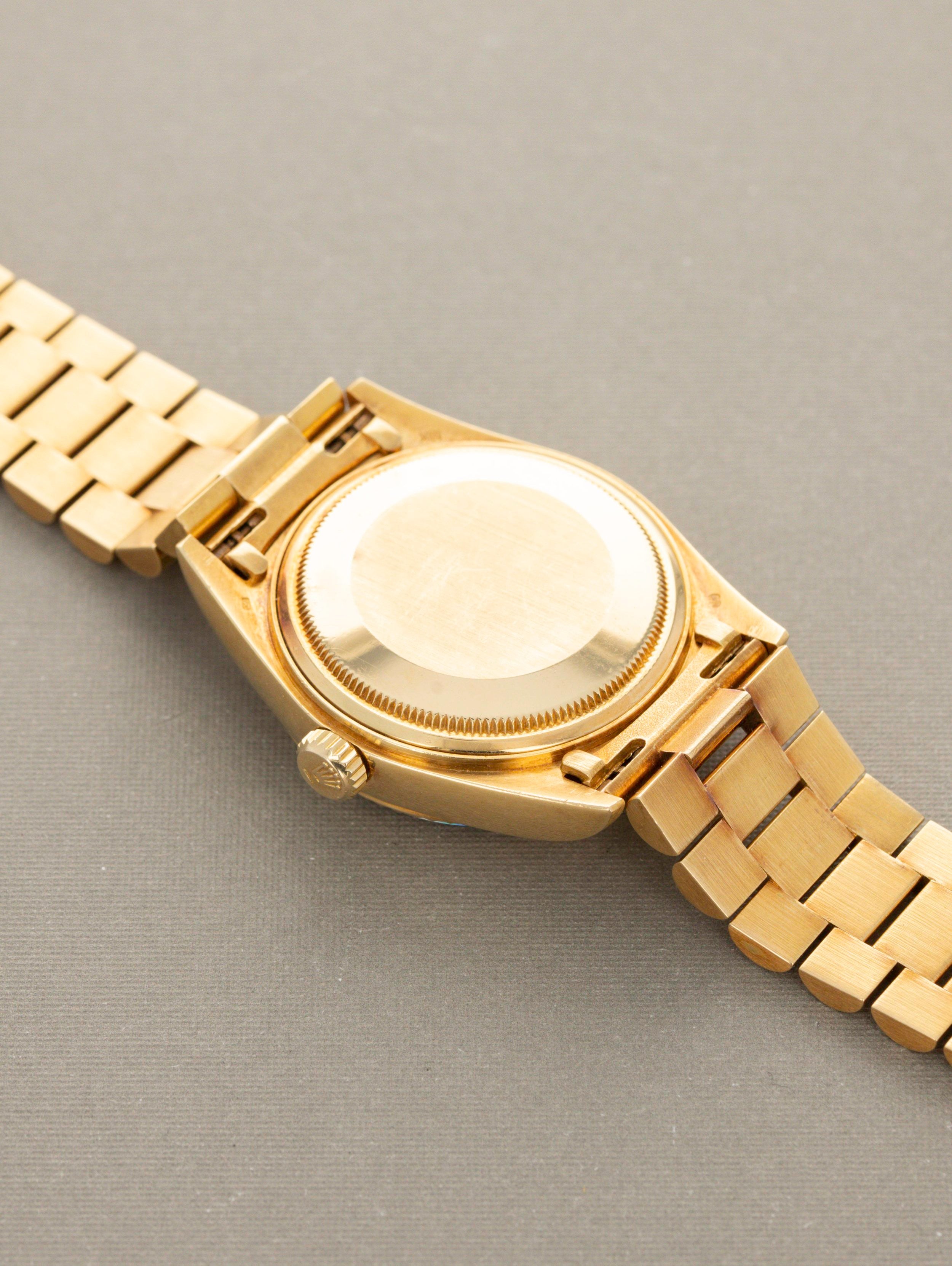 Rolex Day-Date Ref. 18038 - Burlwood Dial with Papers