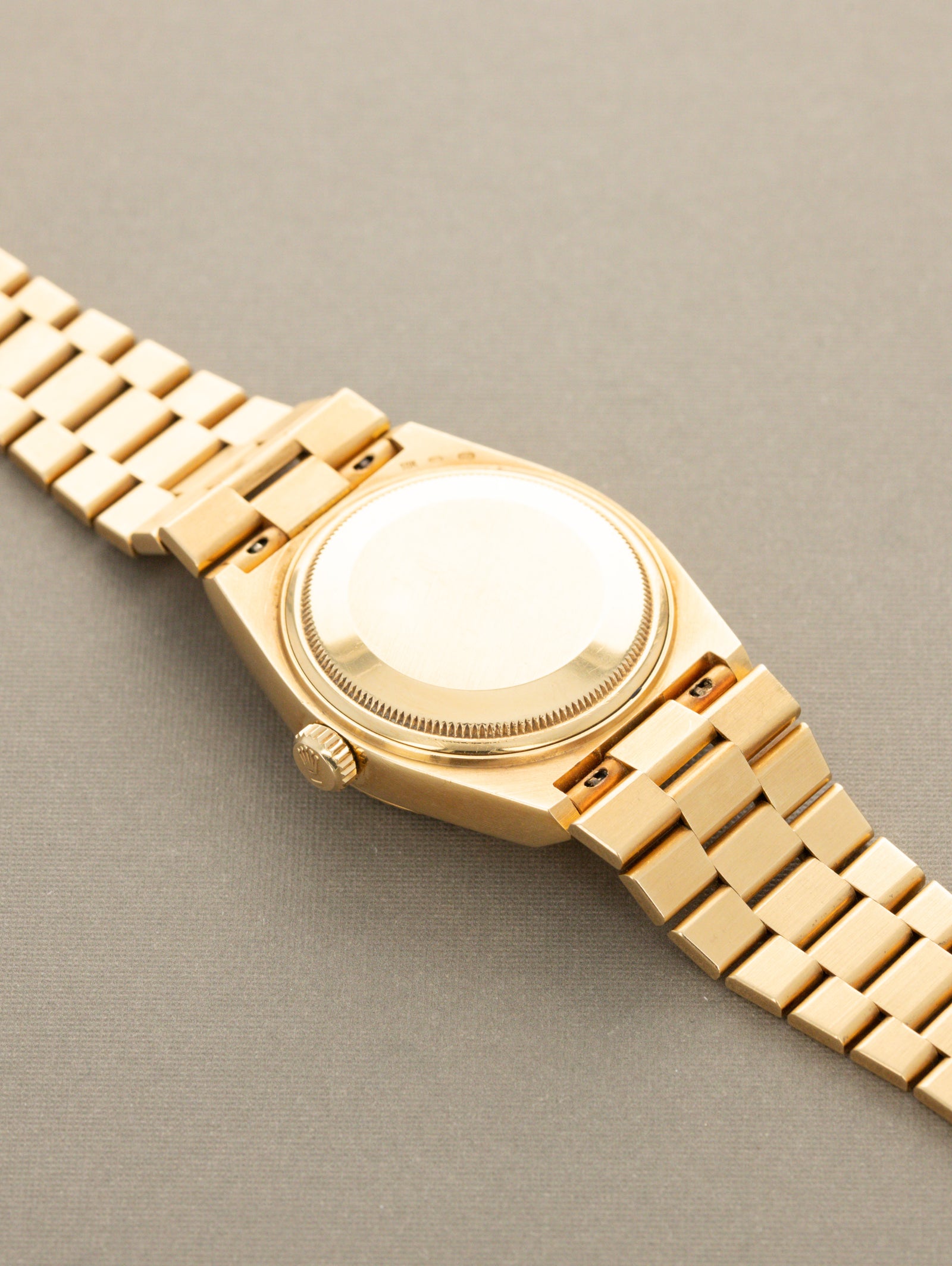 Rolex Oysterquartz Day-Date Ref. 19018 - 'Burlwood' Dial Unpolished
