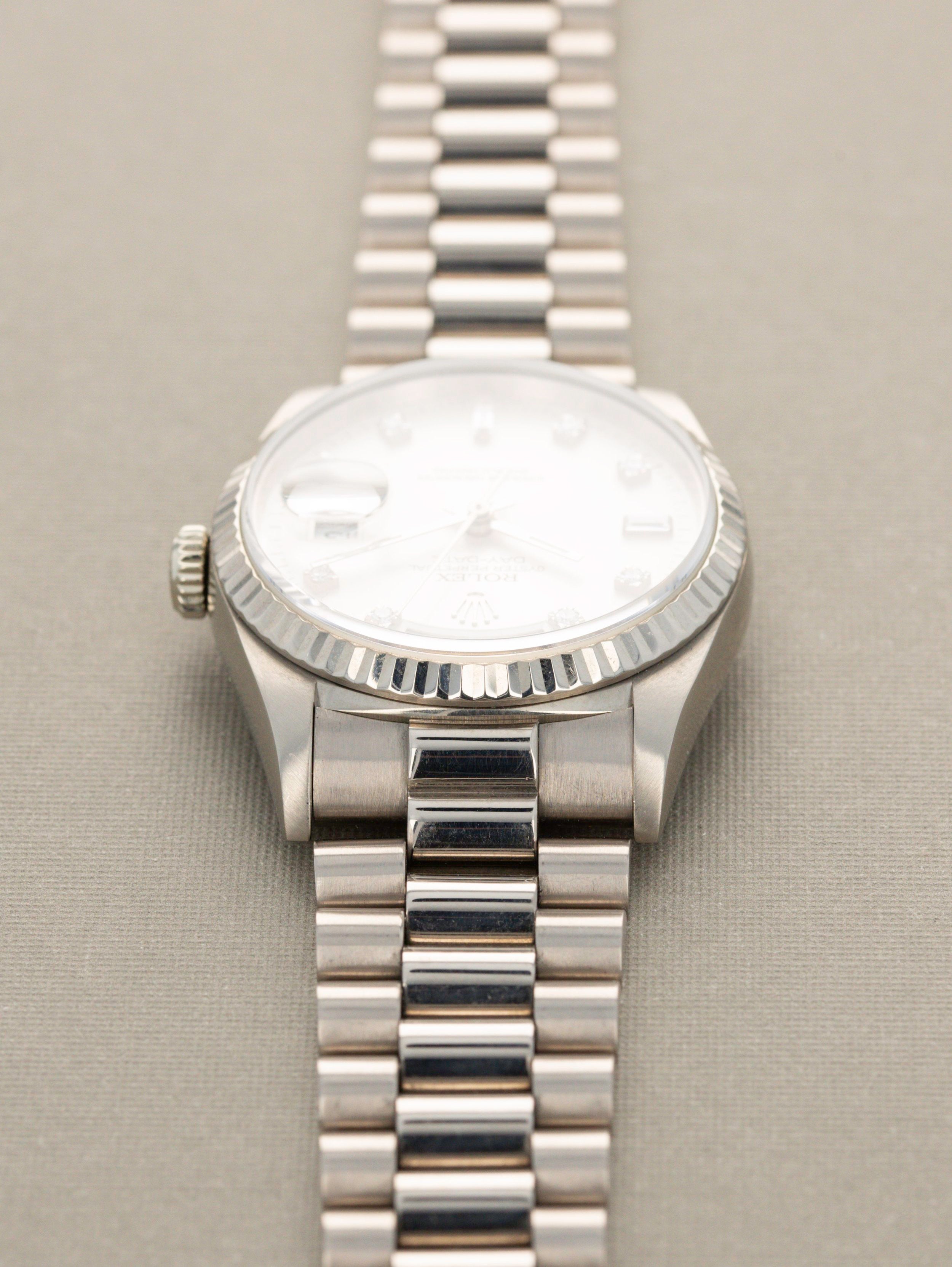 Rolex Day-Date Ref. 18239 - Diamond Dial with Papers