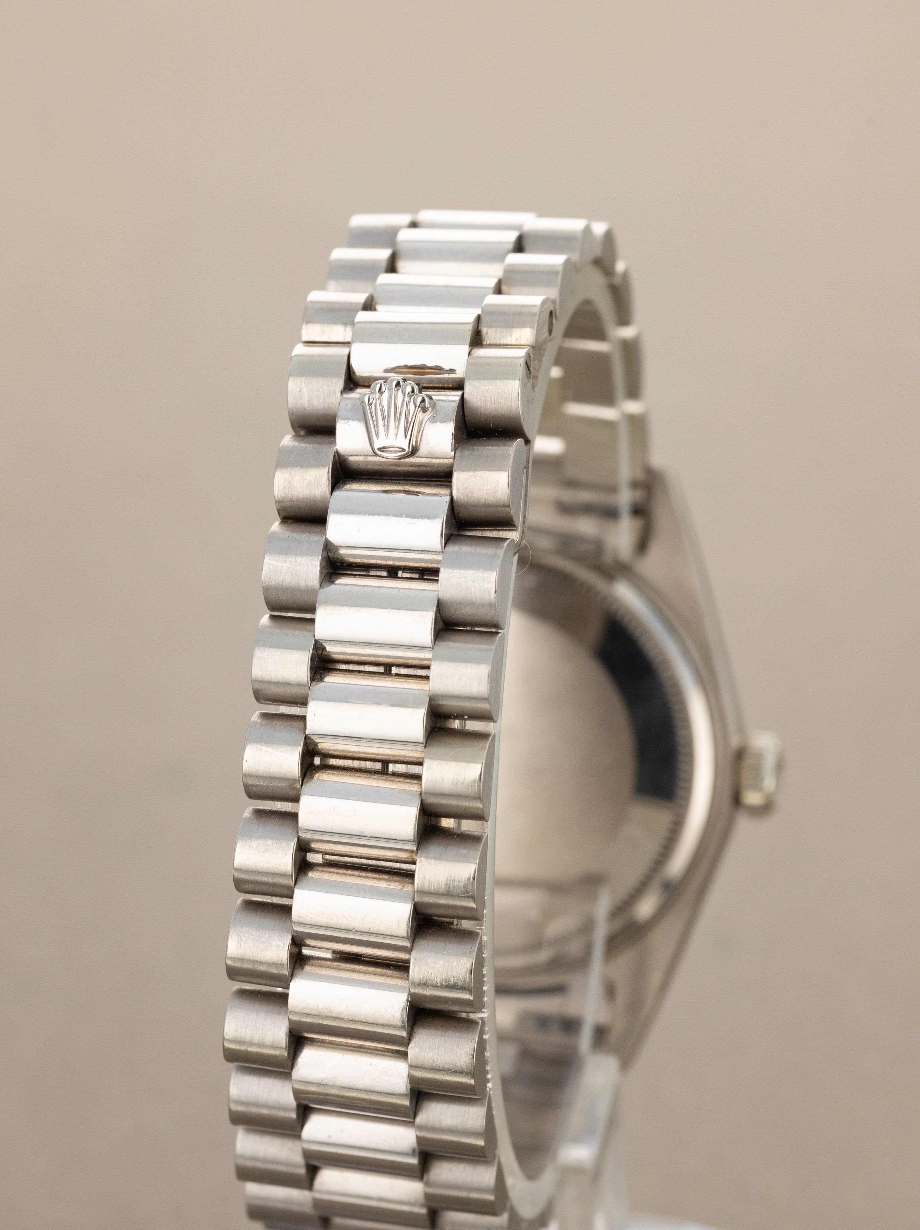 Rolex Day-Date Ref. 1803/9 - Satin Grey Dial Unpolished W/ Box & Papers