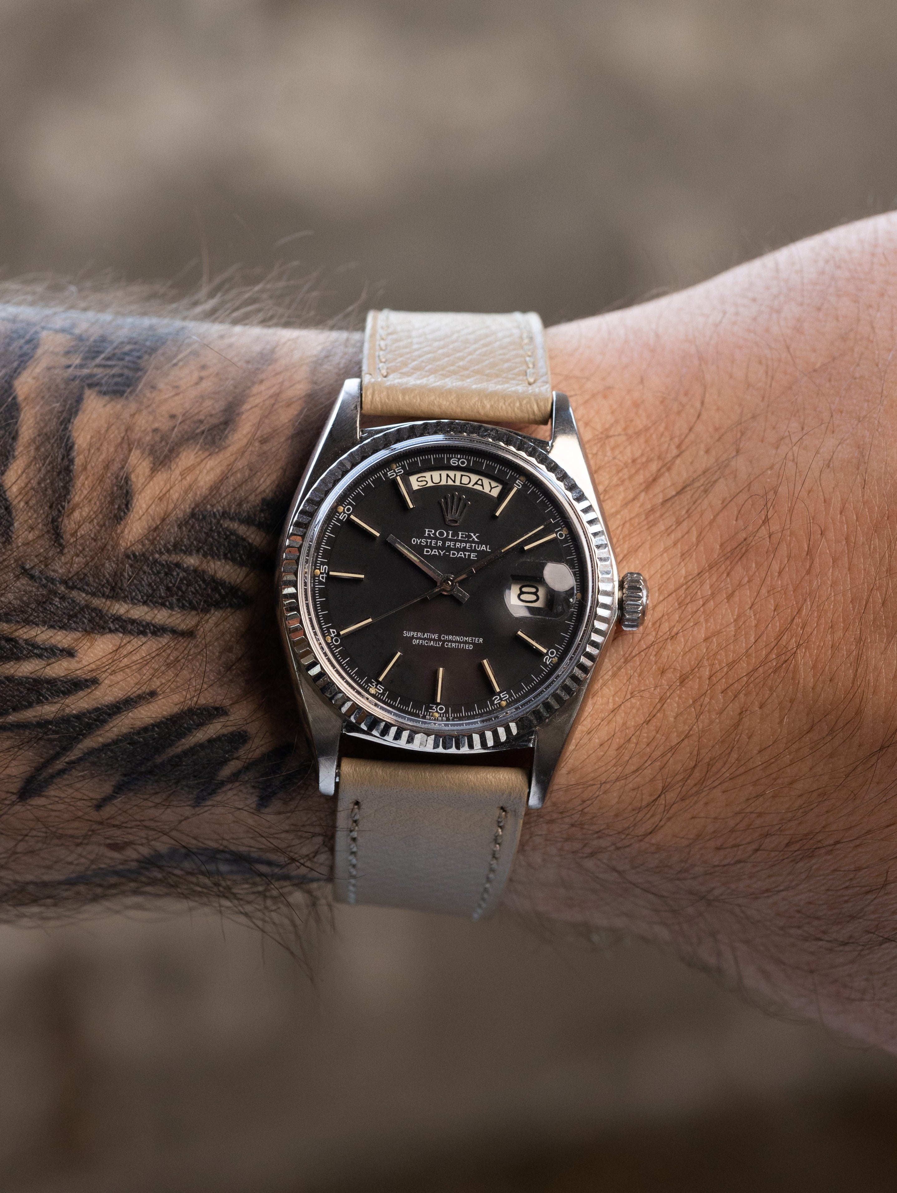 Rolex Day-Date Ref. 1803 - Matte Black Dial
