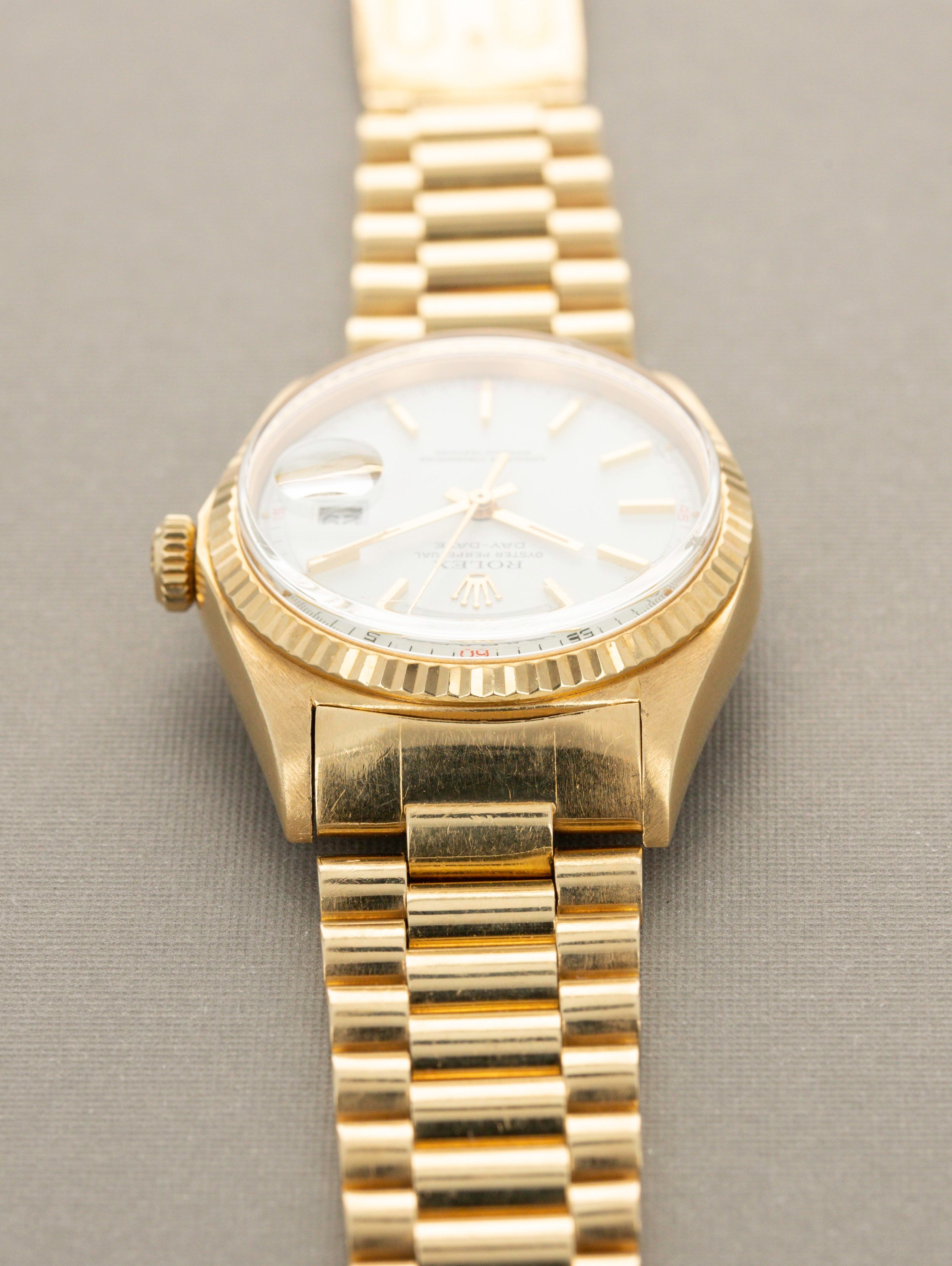 Rolex Day-Date Ref. 1803 - Red Quarters Dial with Papers