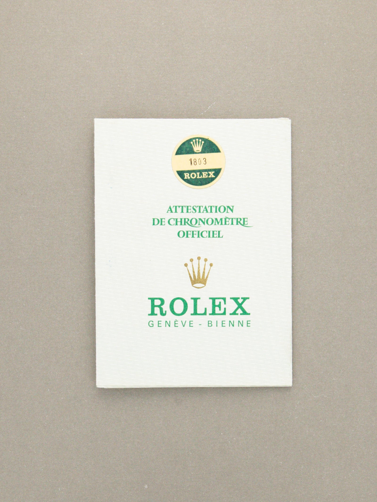 Rolex Day-Date Ref. 1803 Rose Gold Full Set