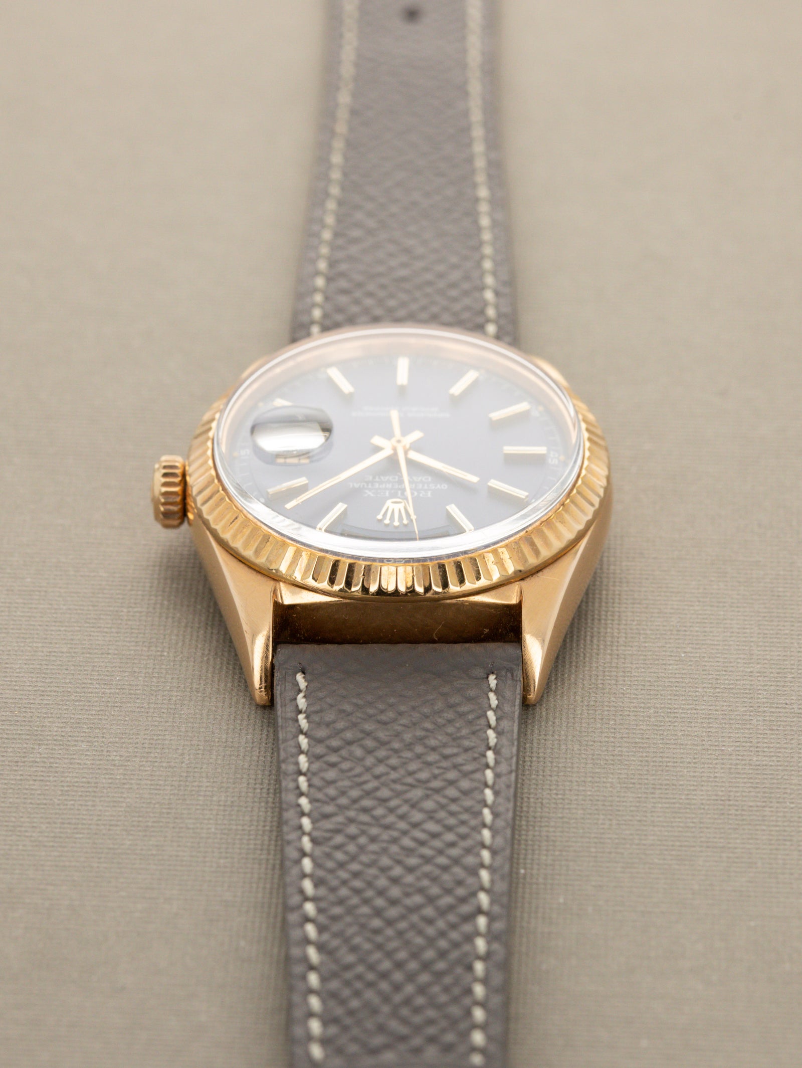 Rolex Day-Date Ref. 1803 Rose Gold - Satin Blue Dial