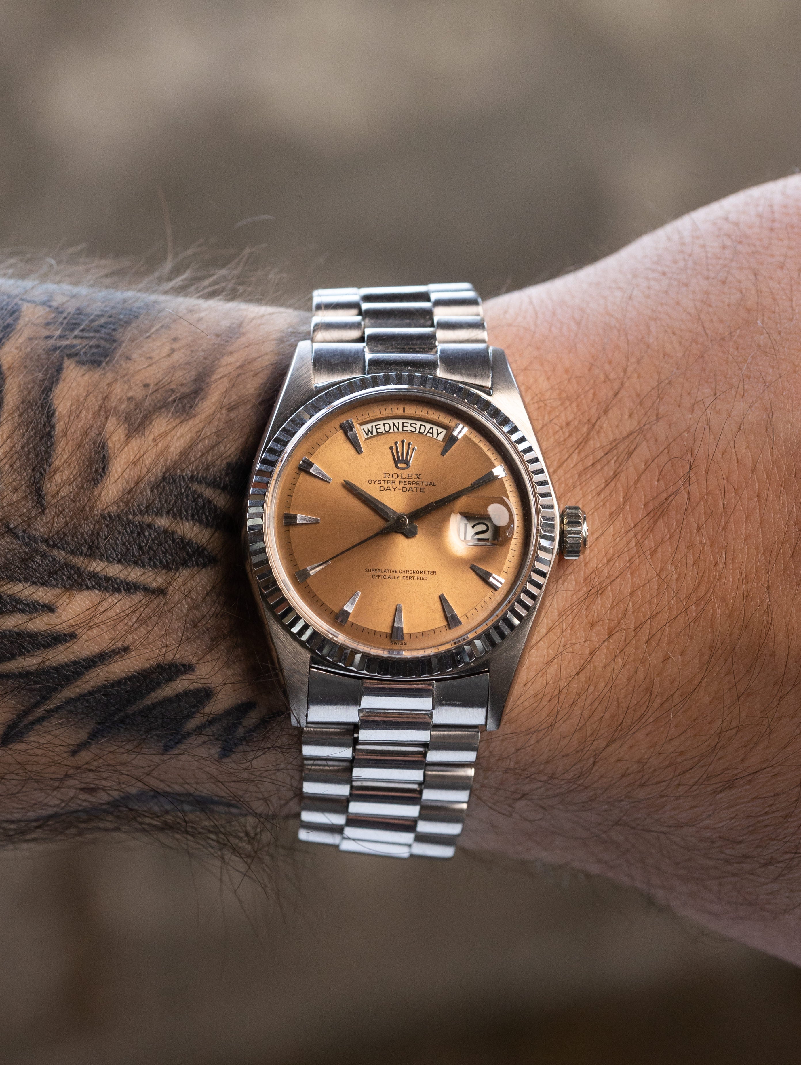 Rolex Day-Date Ref. 1803 - Salmon 'Claw' Dial