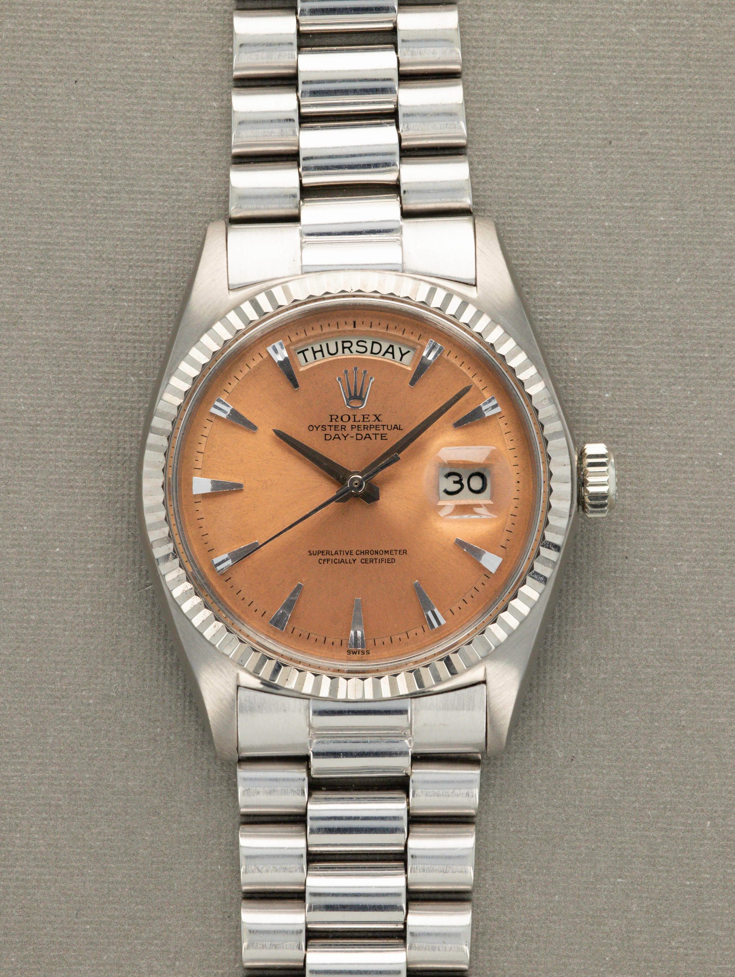 Rolex Day-Date Ref. 1803 - Early Salmon 'Claw' Dial
