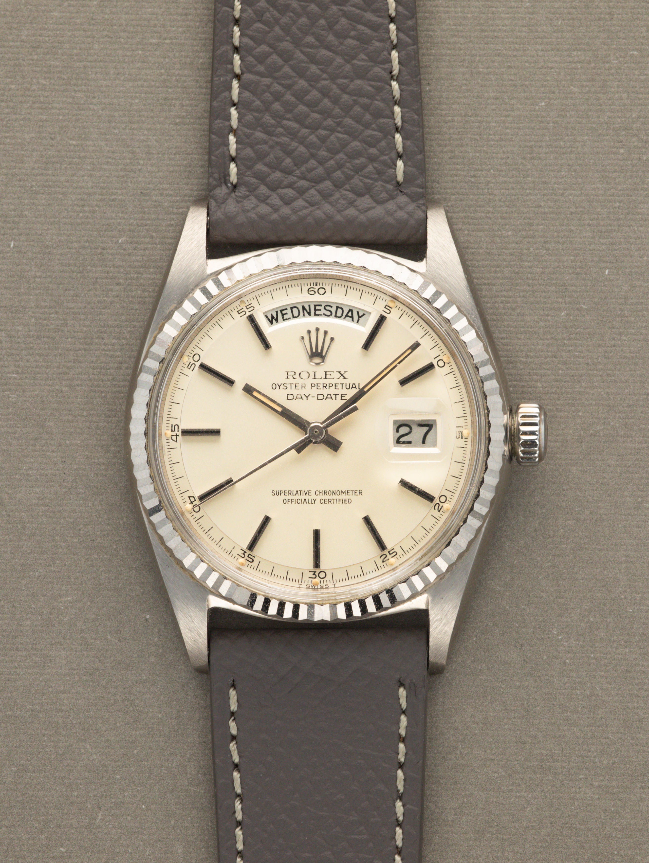 Rolex Day-Date Ref. 1803 - Satin Silver Dial