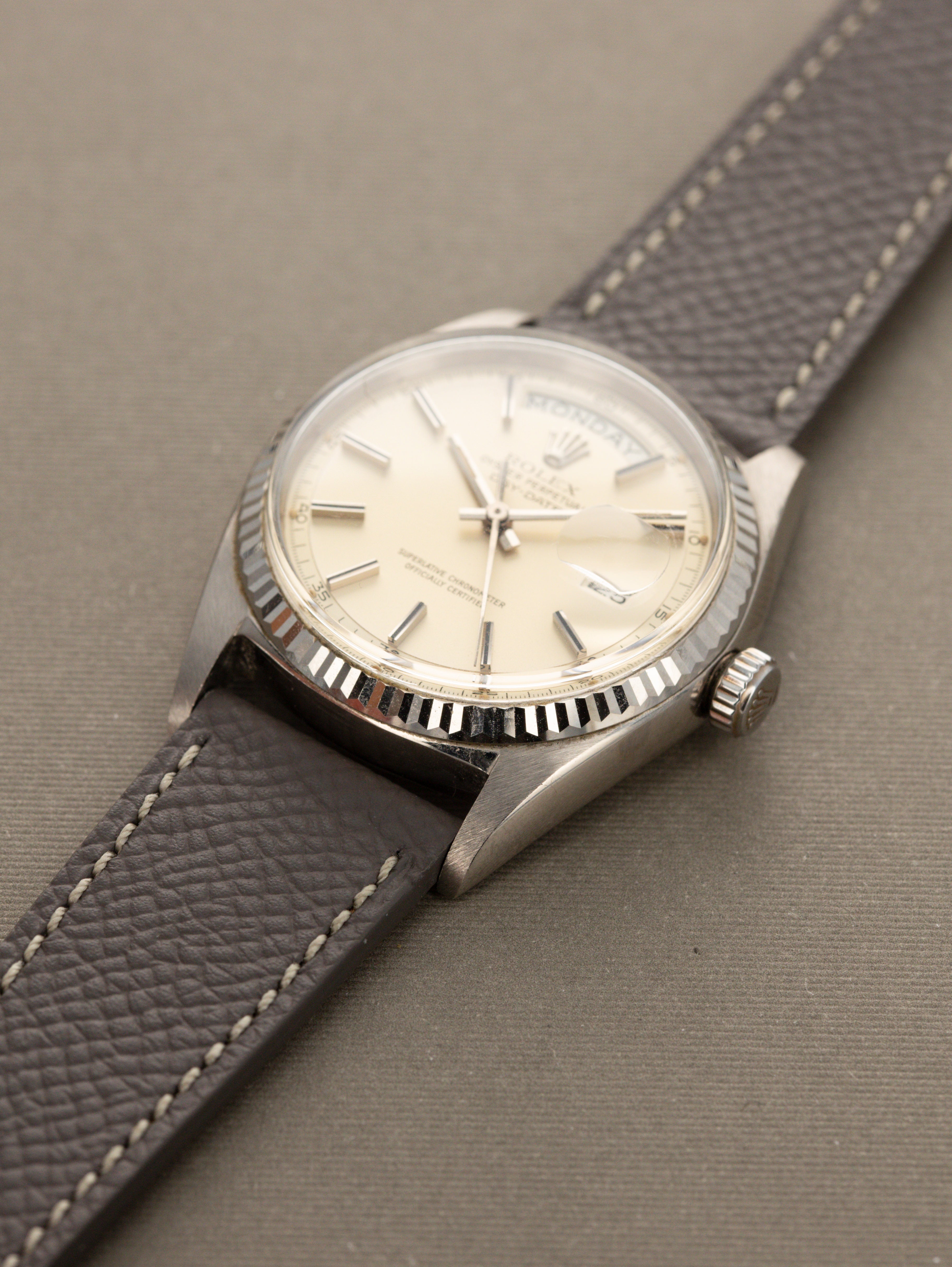 Rolex Day-Date Ref. 1803 - Satin Silver Dial
