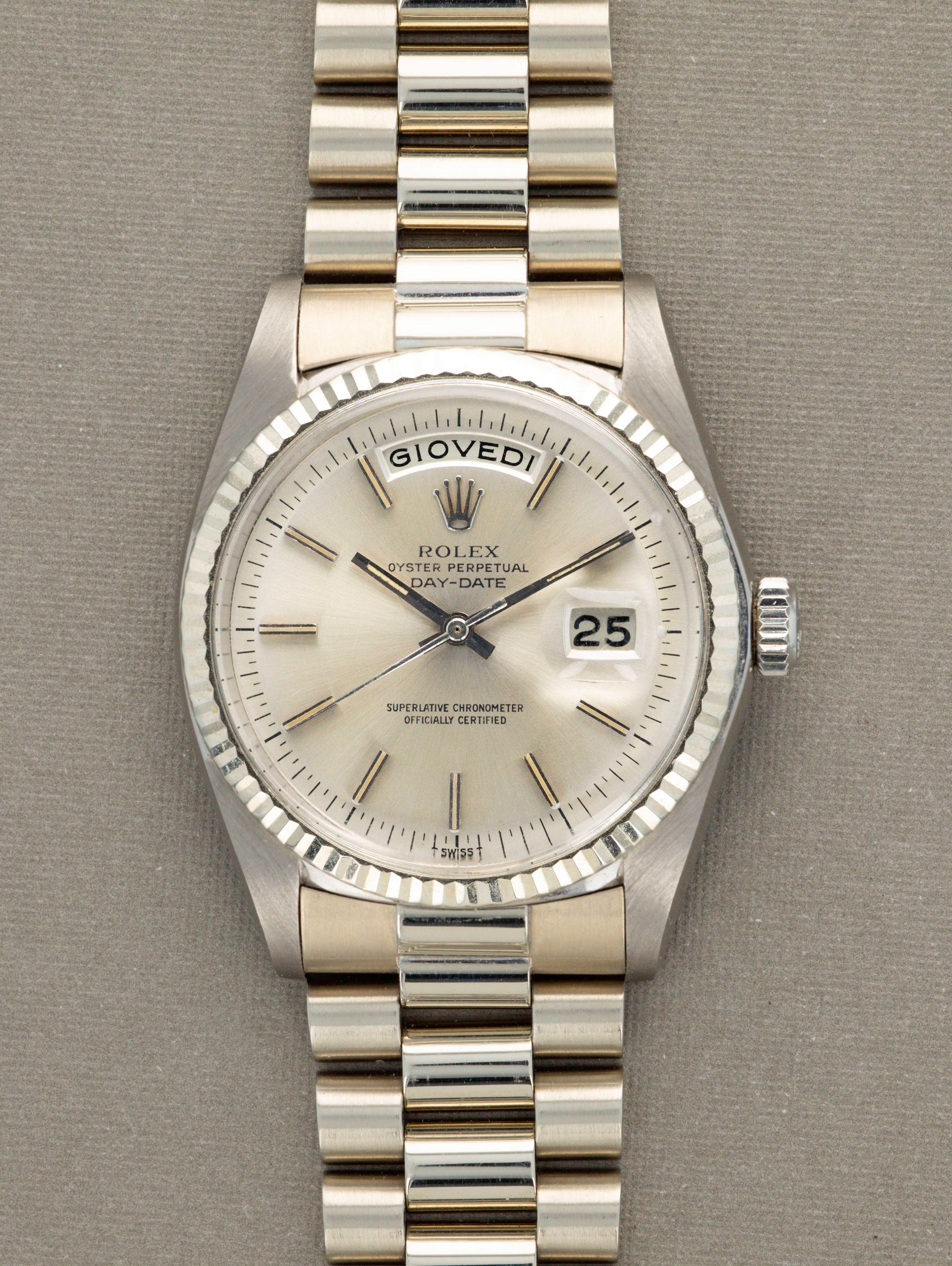 Rolex Day-Date Ref. 1803 White Gold Full Set