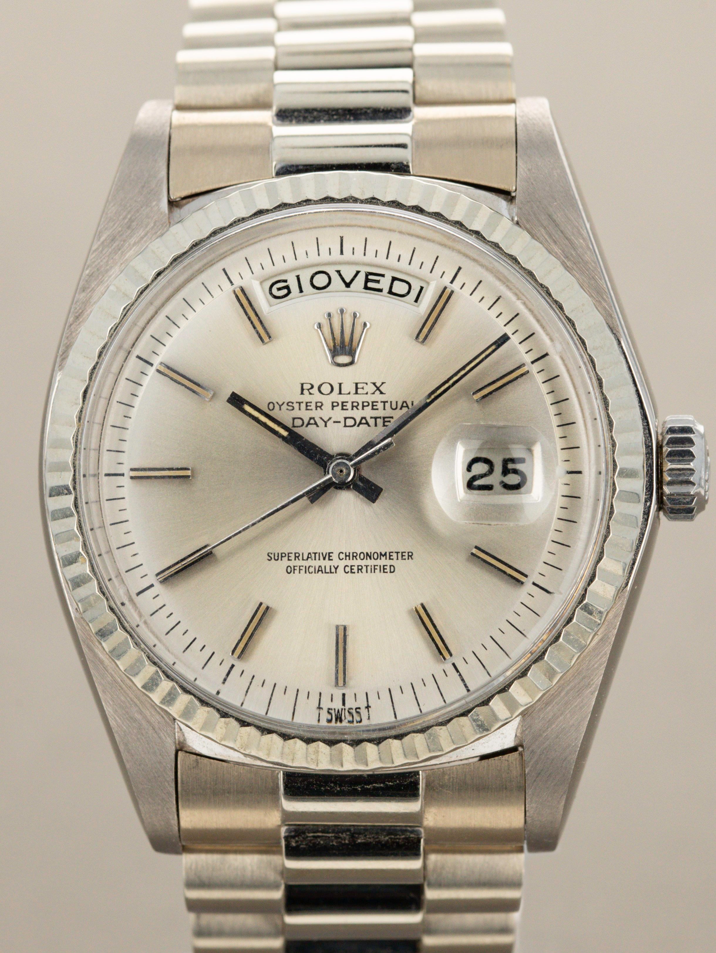 Rolex Day-Date Ref. 1803 White Gold Full Set