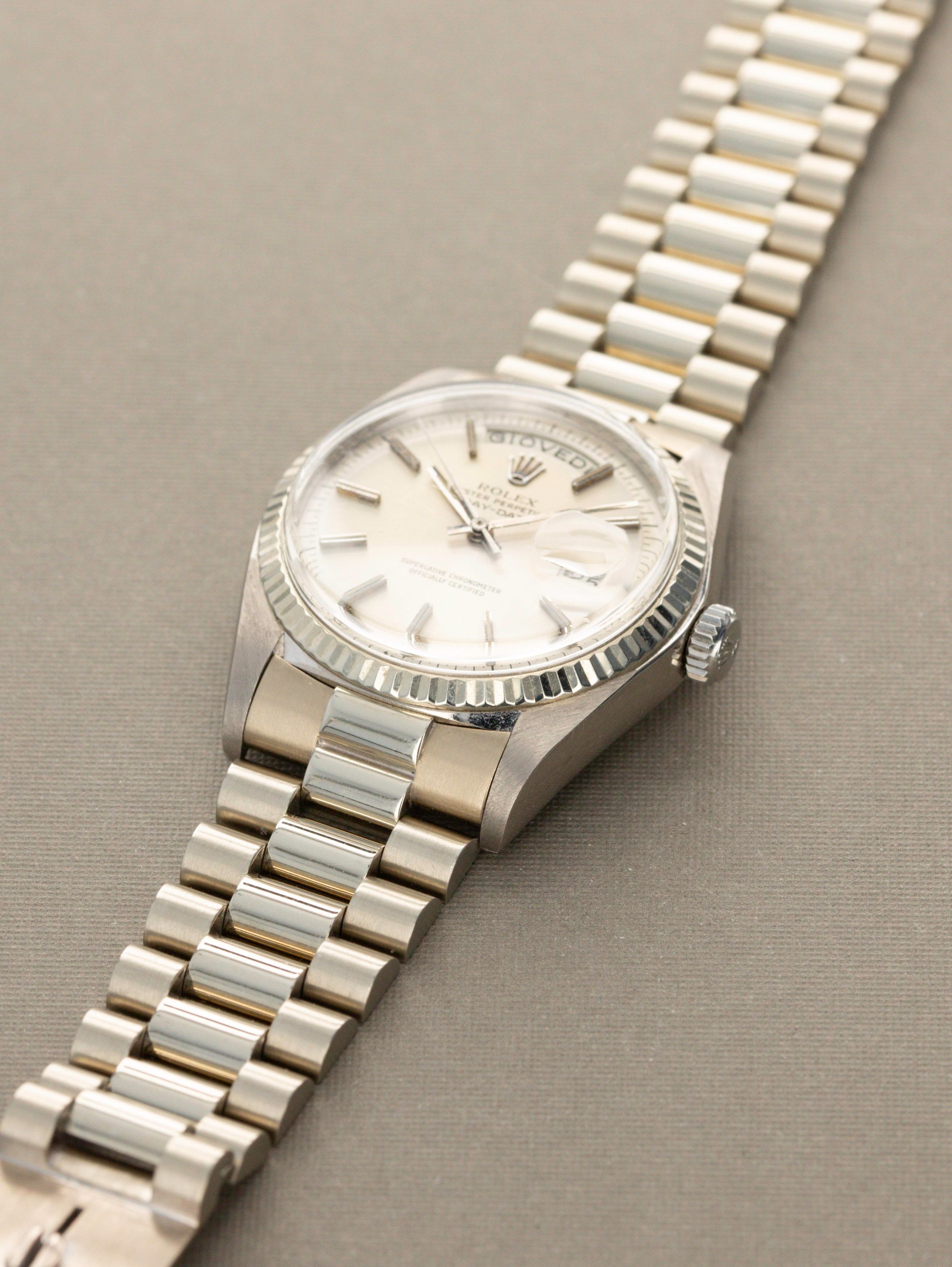 Rolex Day-Date Ref. 1803 White Gold Full Set