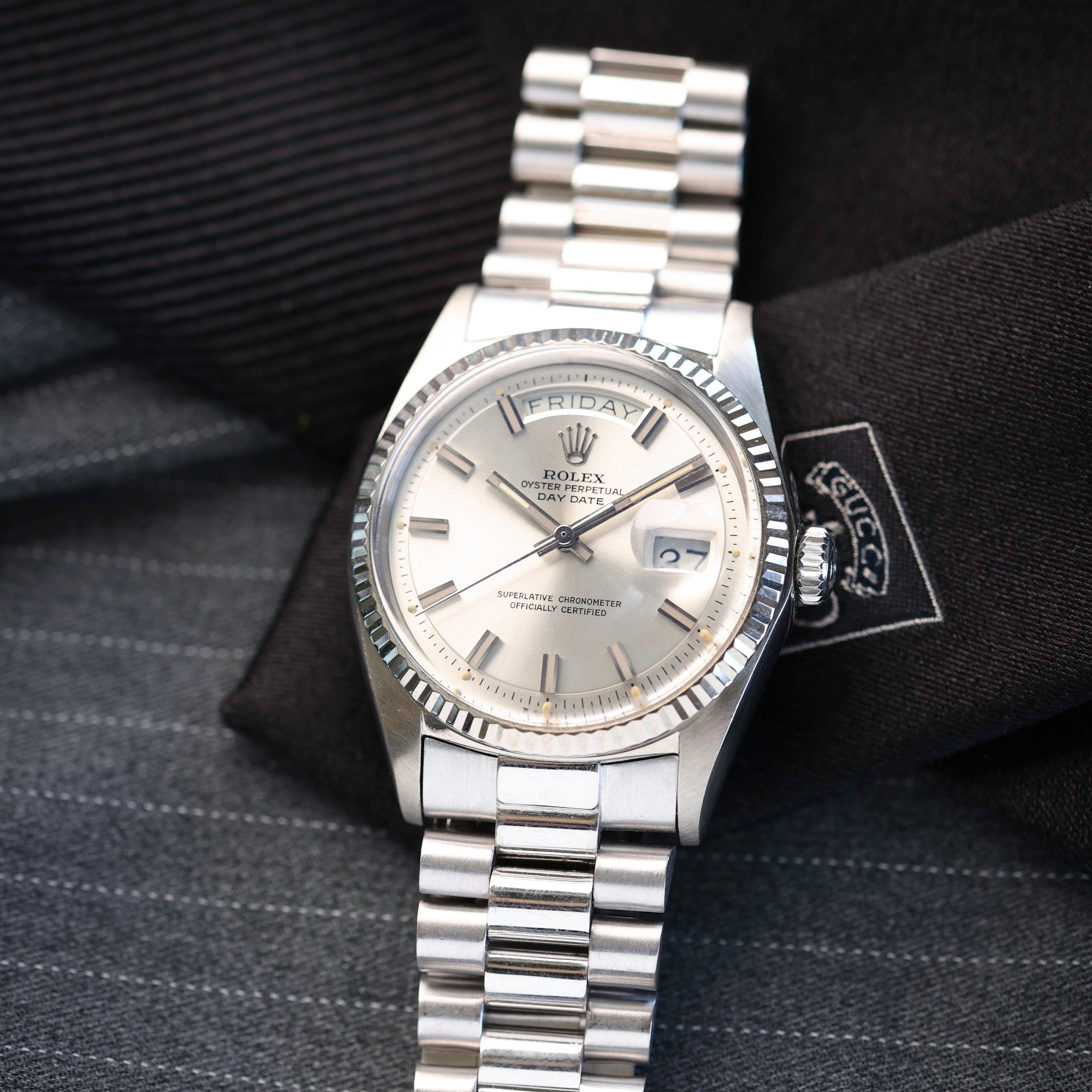 Rolex Day-Date Ref. 1803 White Gold Wideboy