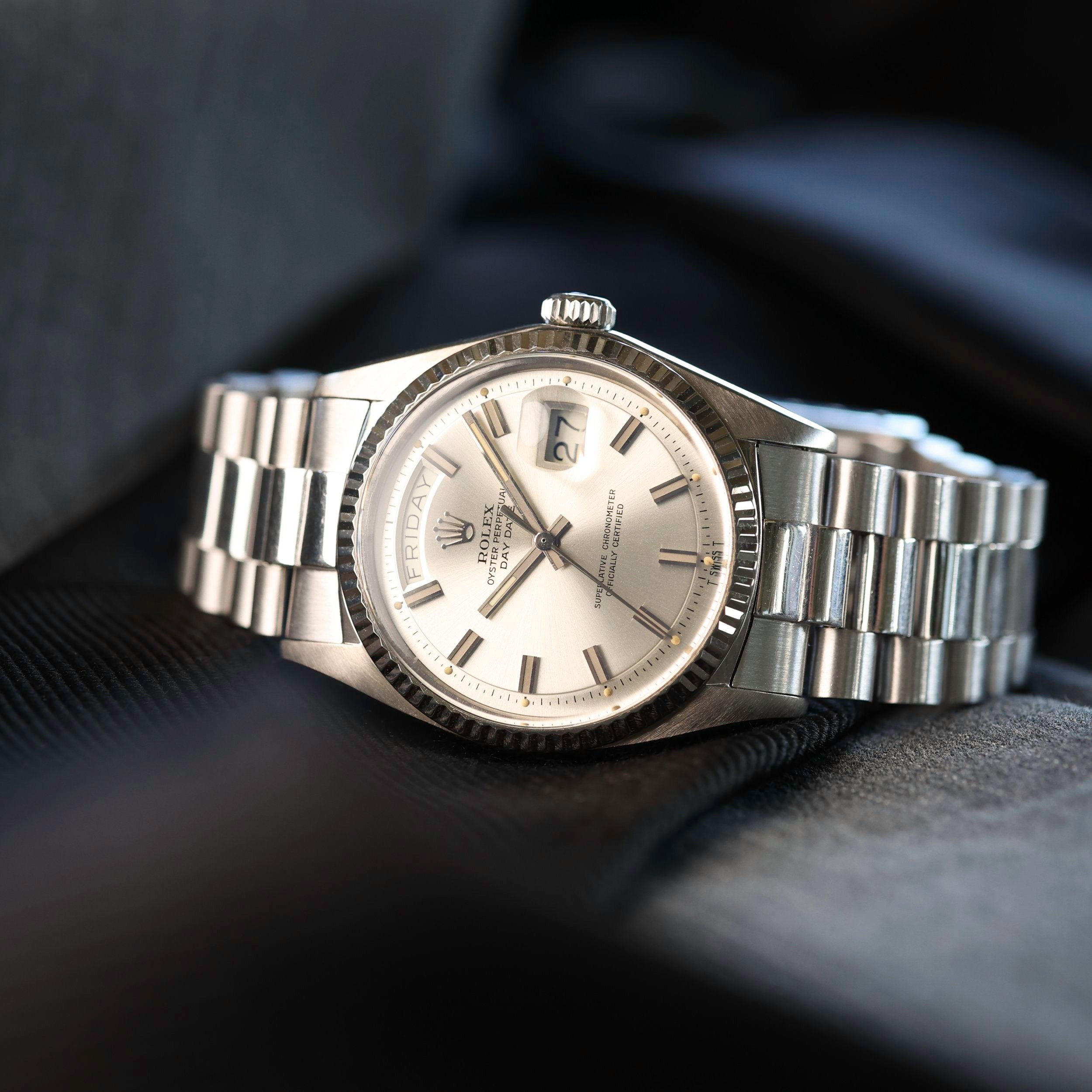 Rolex Day-Date Ref. 1803 White Gold Wideboy