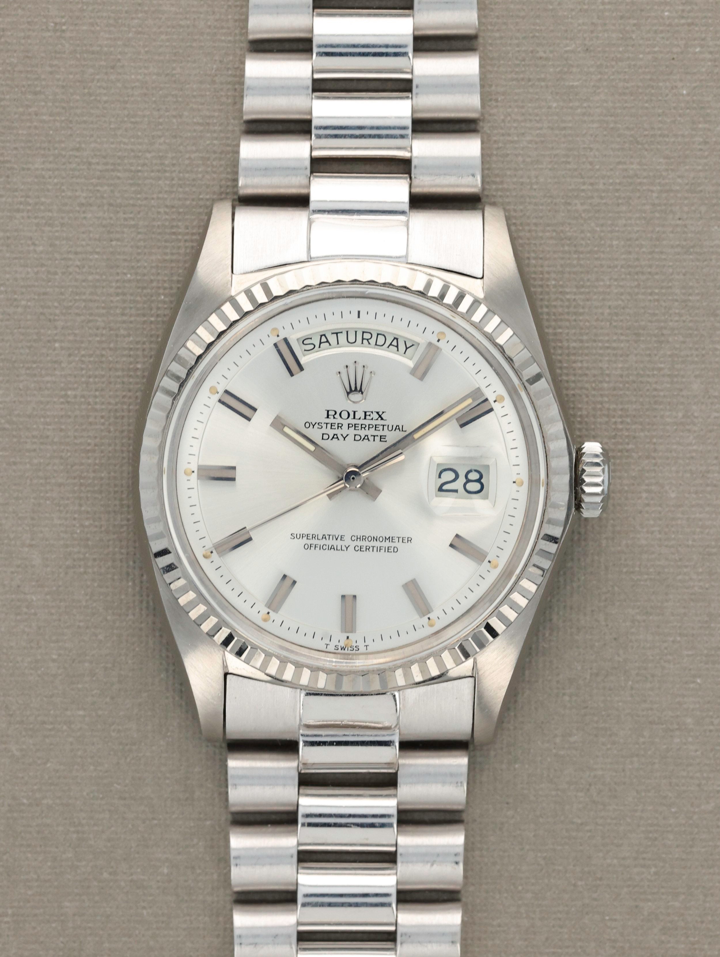 Rolex Day-Date Ref. 1803 White Gold Wideboy