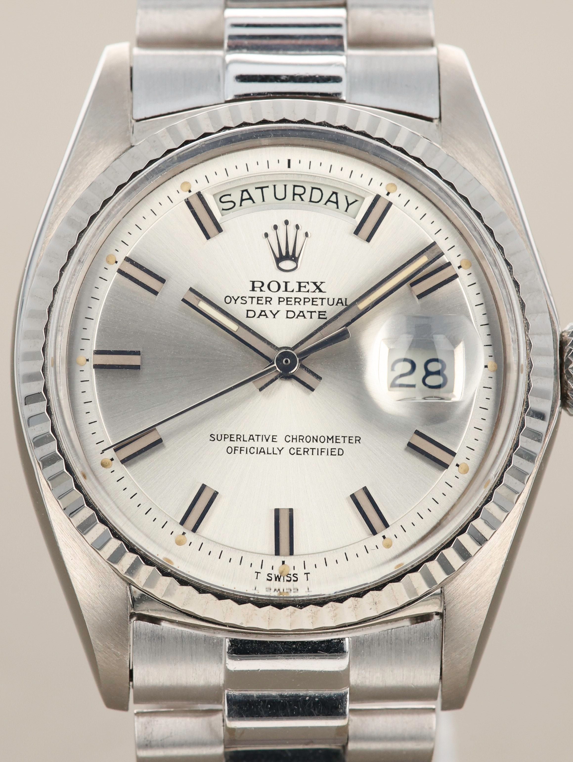 Rolex Day-Date Ref. 1803 White Gold Wideboy