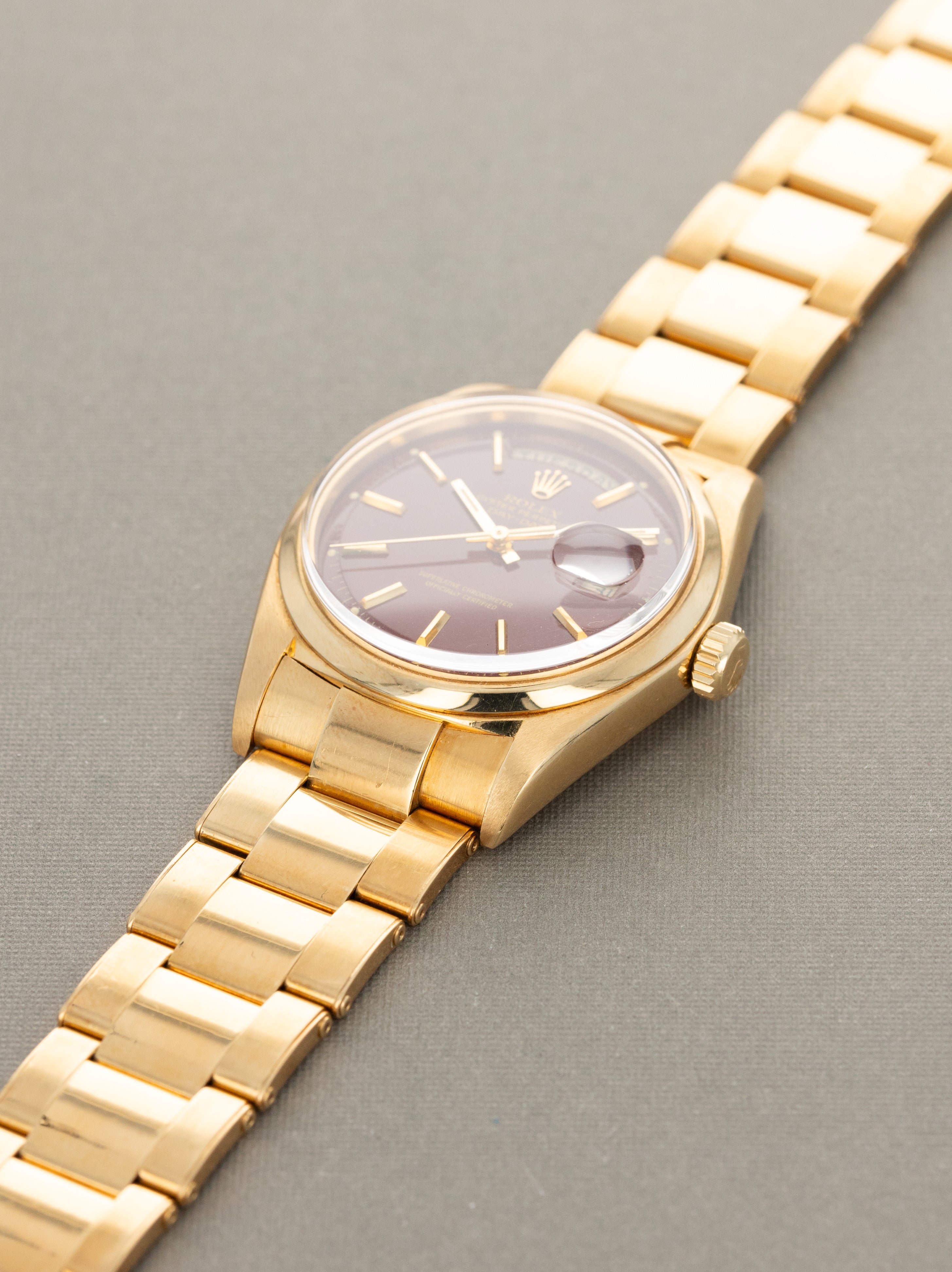 Rolex Day-Date Ref. 1802 - Oxblood 'Stella' Dial