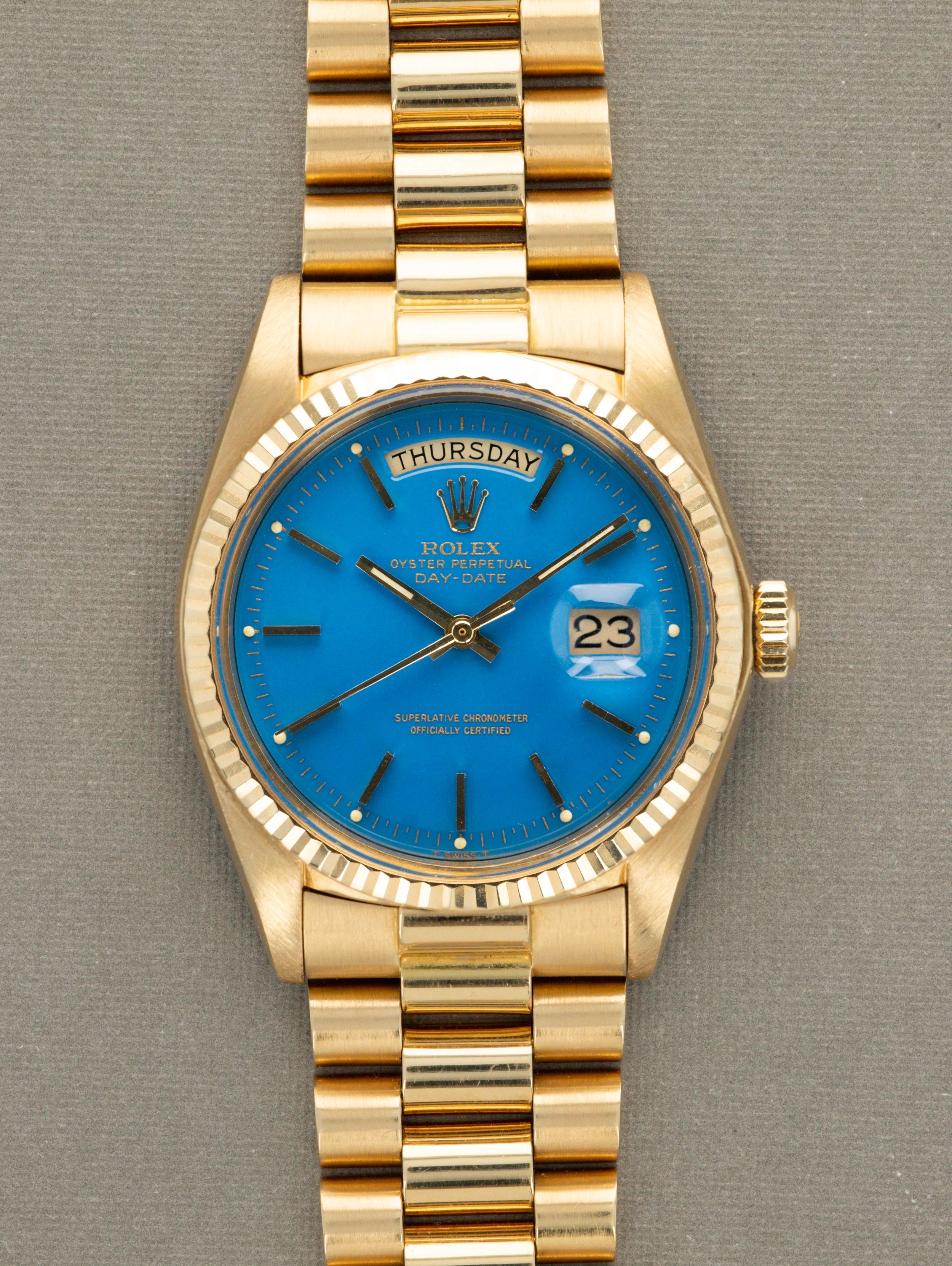 Rolex Day-Date Ref. 1803 - Blue Stella Dial