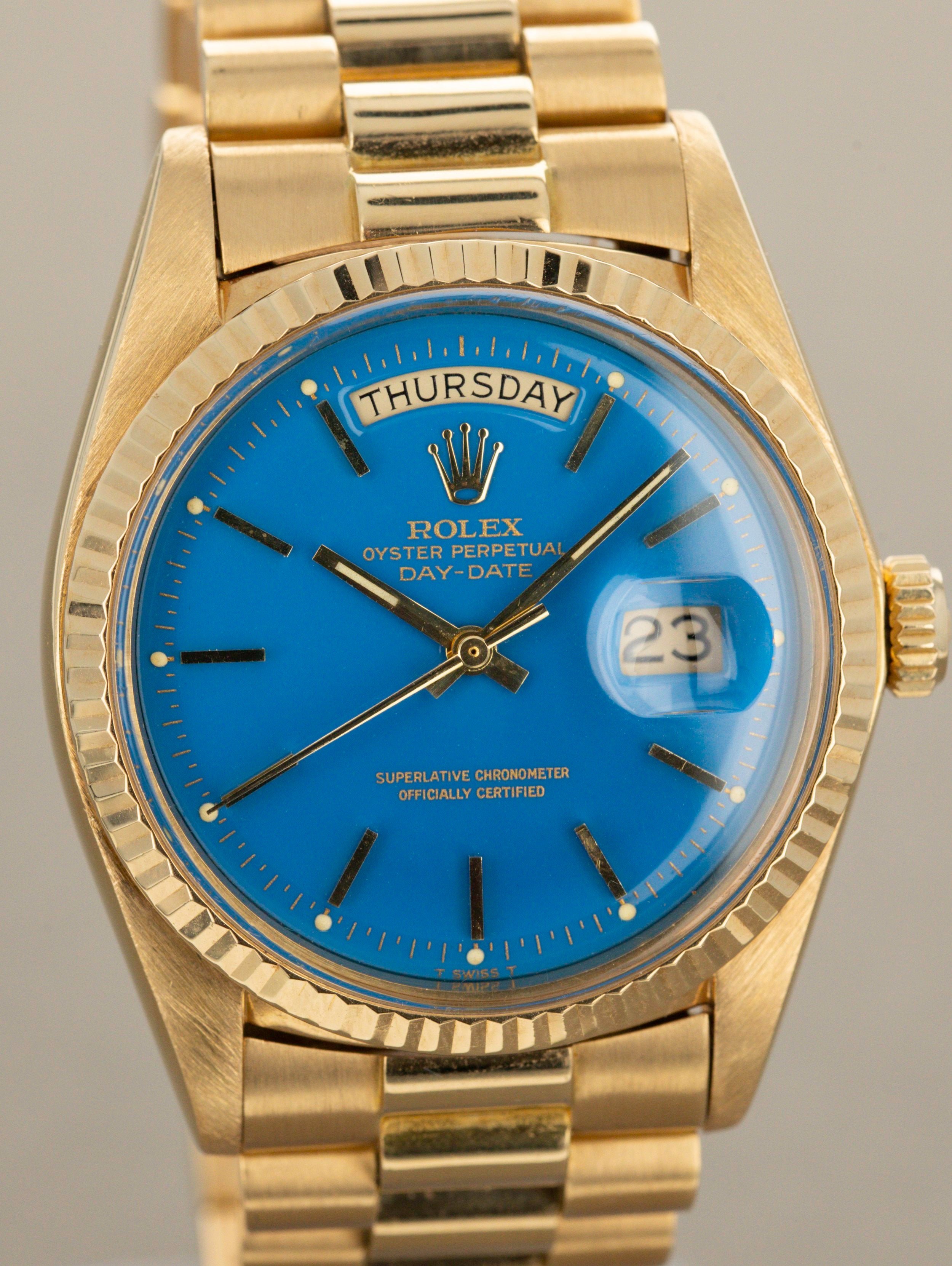 Rolex Day-Date Ref. 1803 - Blue Stella Dial