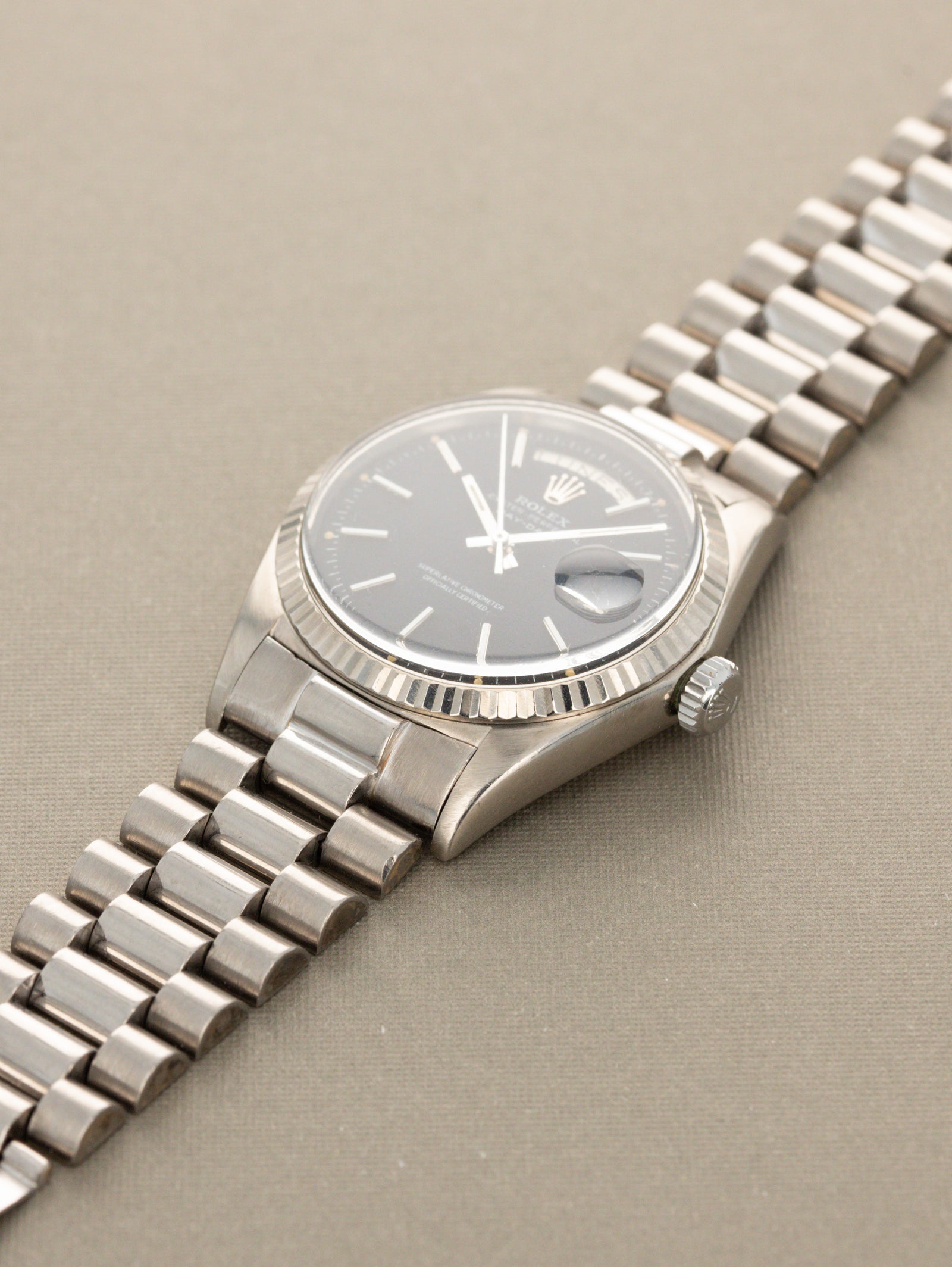 Rolex Day-Date Ref. 1803/9 - Black 'Confetti' Dial