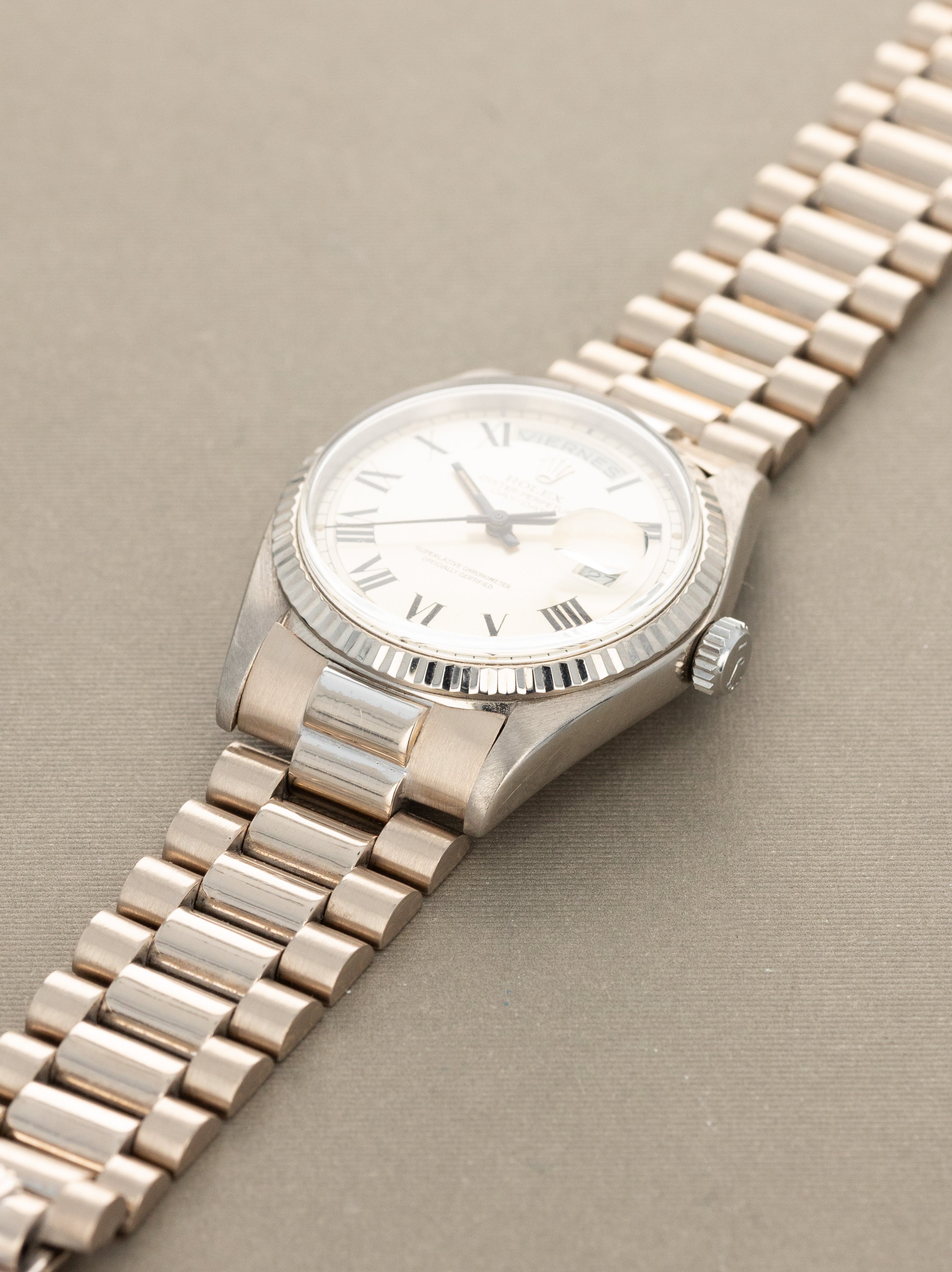 Rolex Day-Date Ref. 1803/9 - Sunburst Silver 'Buckley' Dial