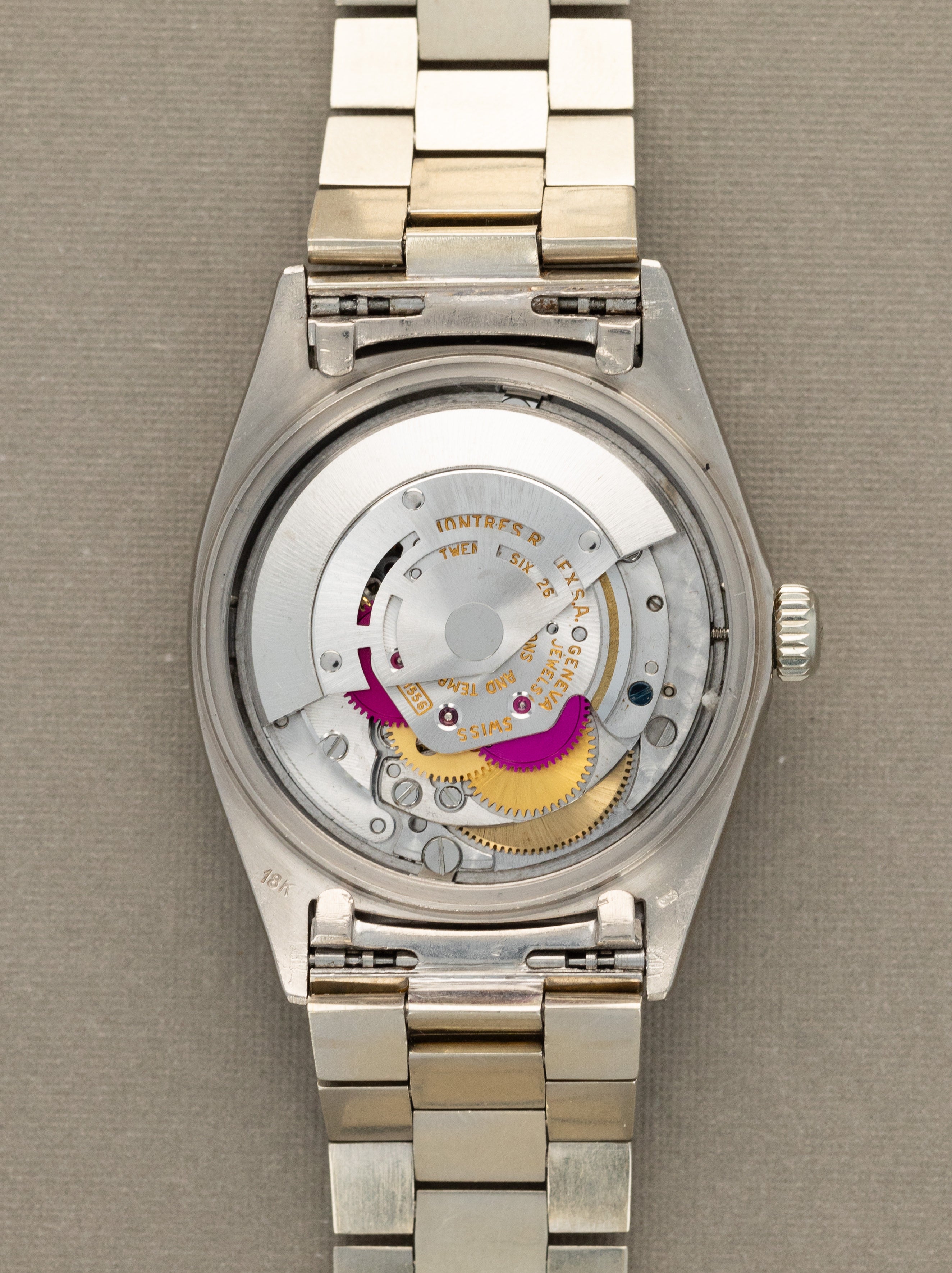 Rolex Day-Date Ref. 1803/9 - Sunburst Silver Diamond Dial