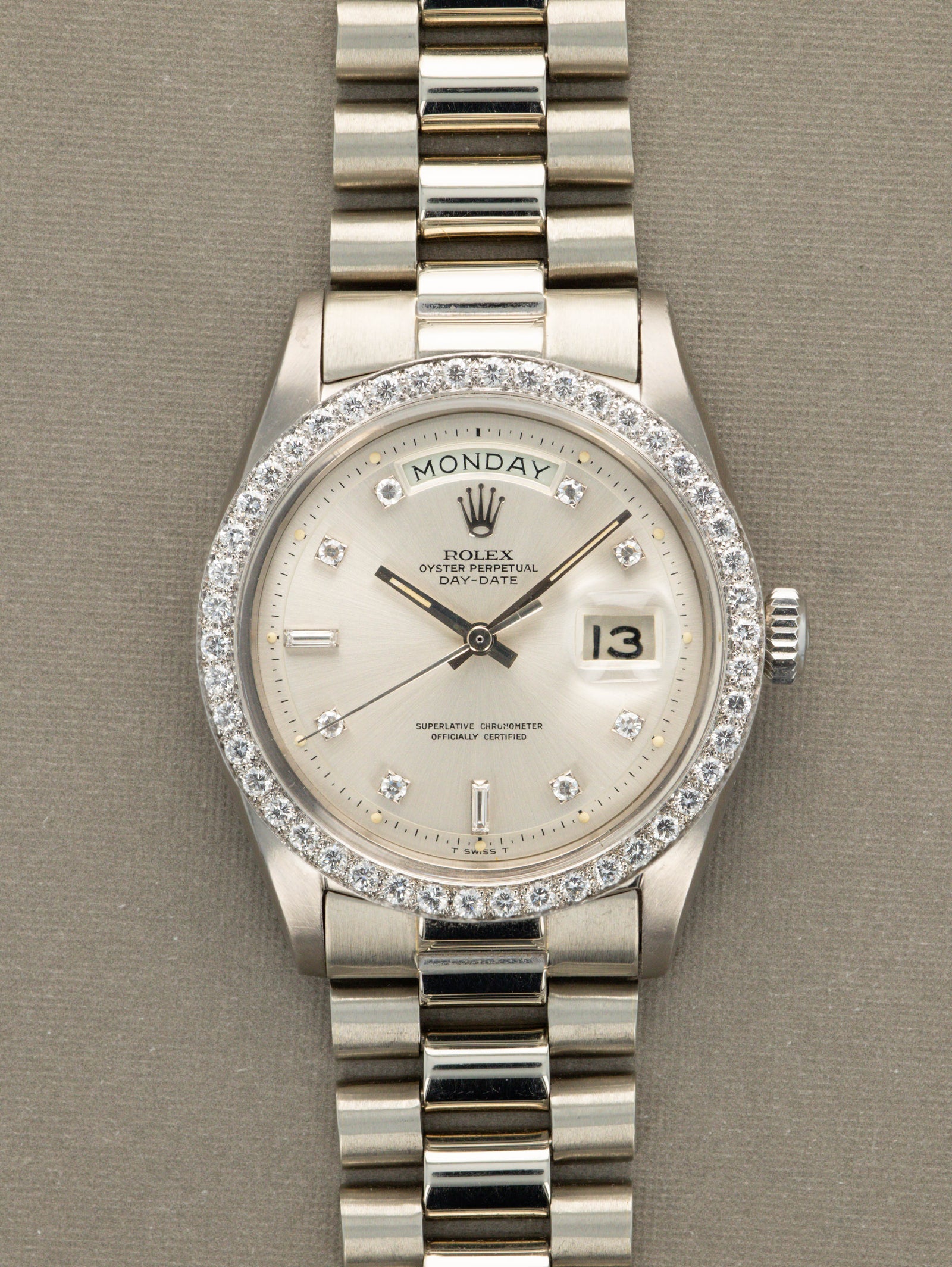 Rolex Day-Date Ref. 1804/9 - Factory Diamond Dial & Bezel