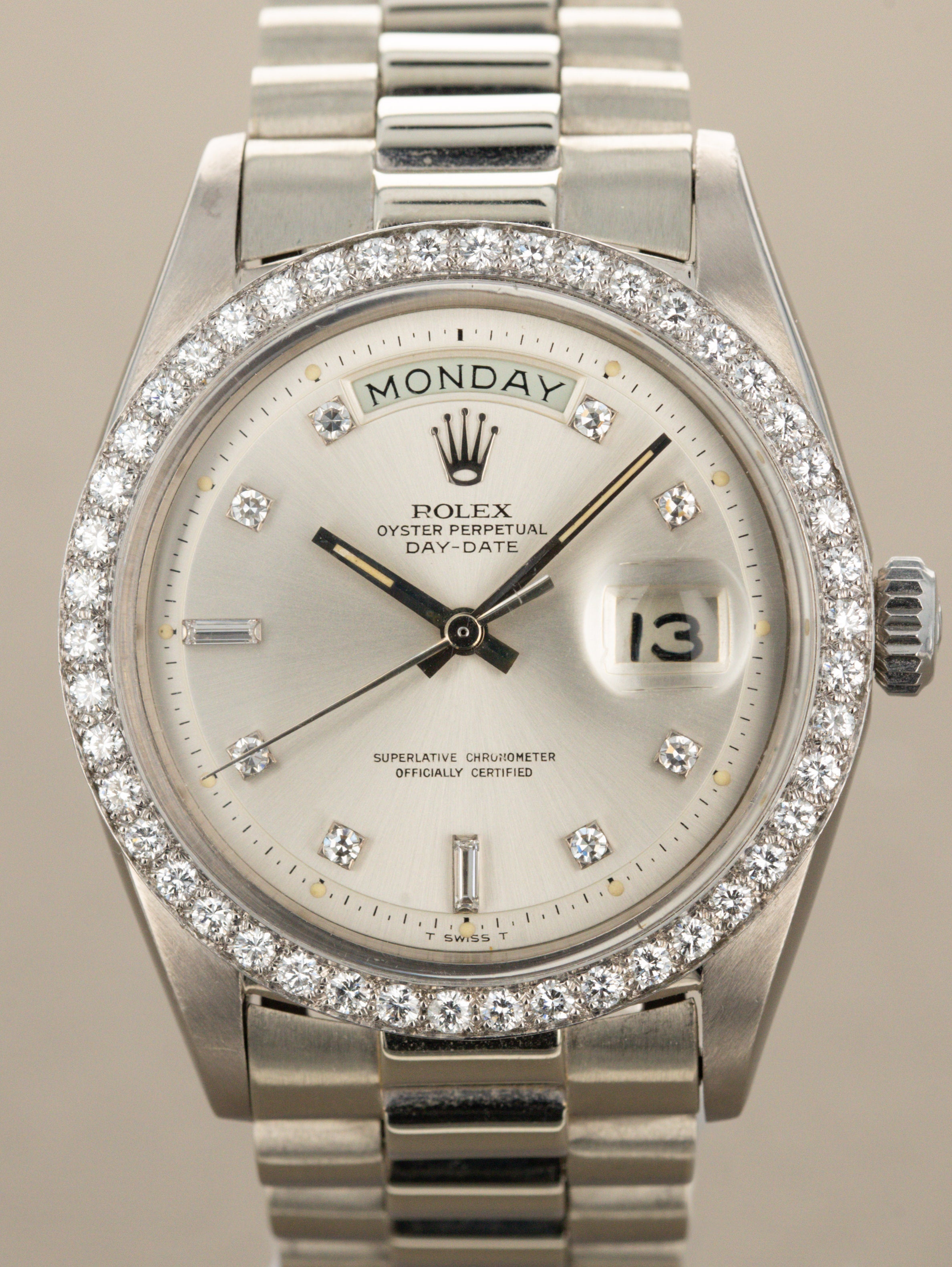 Rolex Day-Date Ref. 1804/9 - Factory Diamond Dial & Bezel