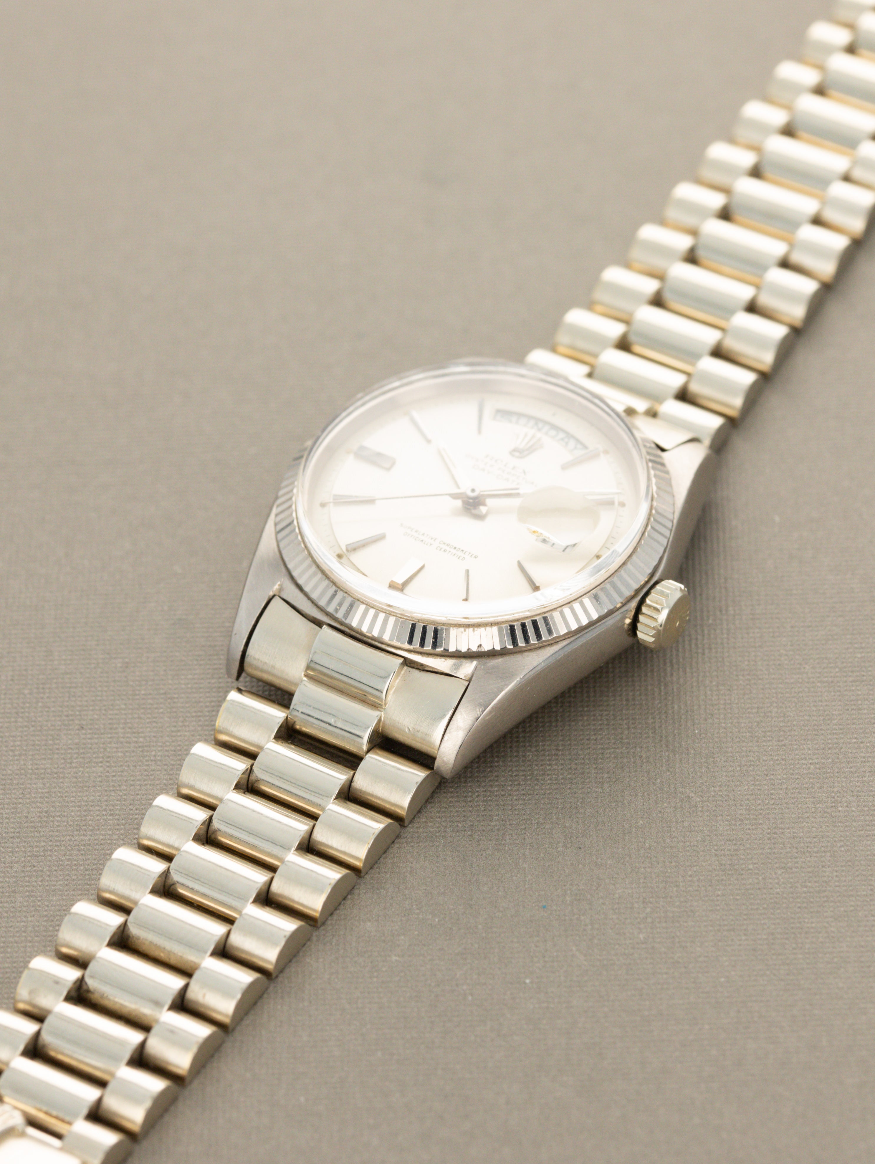 Rolex Day-Date Ref. 1803/9 - Sunburst Silver 'Doorstop' Dial