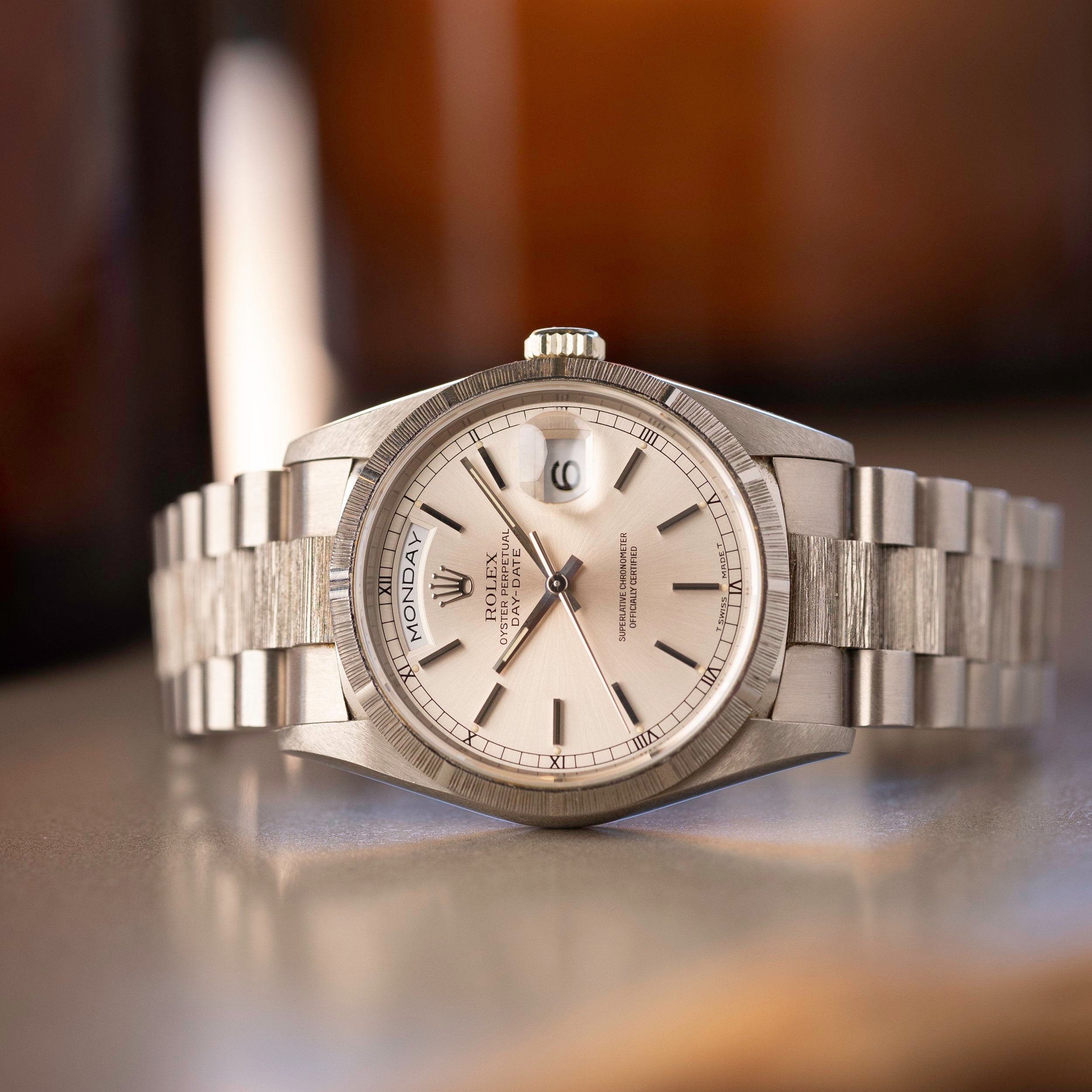 Rolex Day-Date Ref. 18249 - Bark Finish with Papers