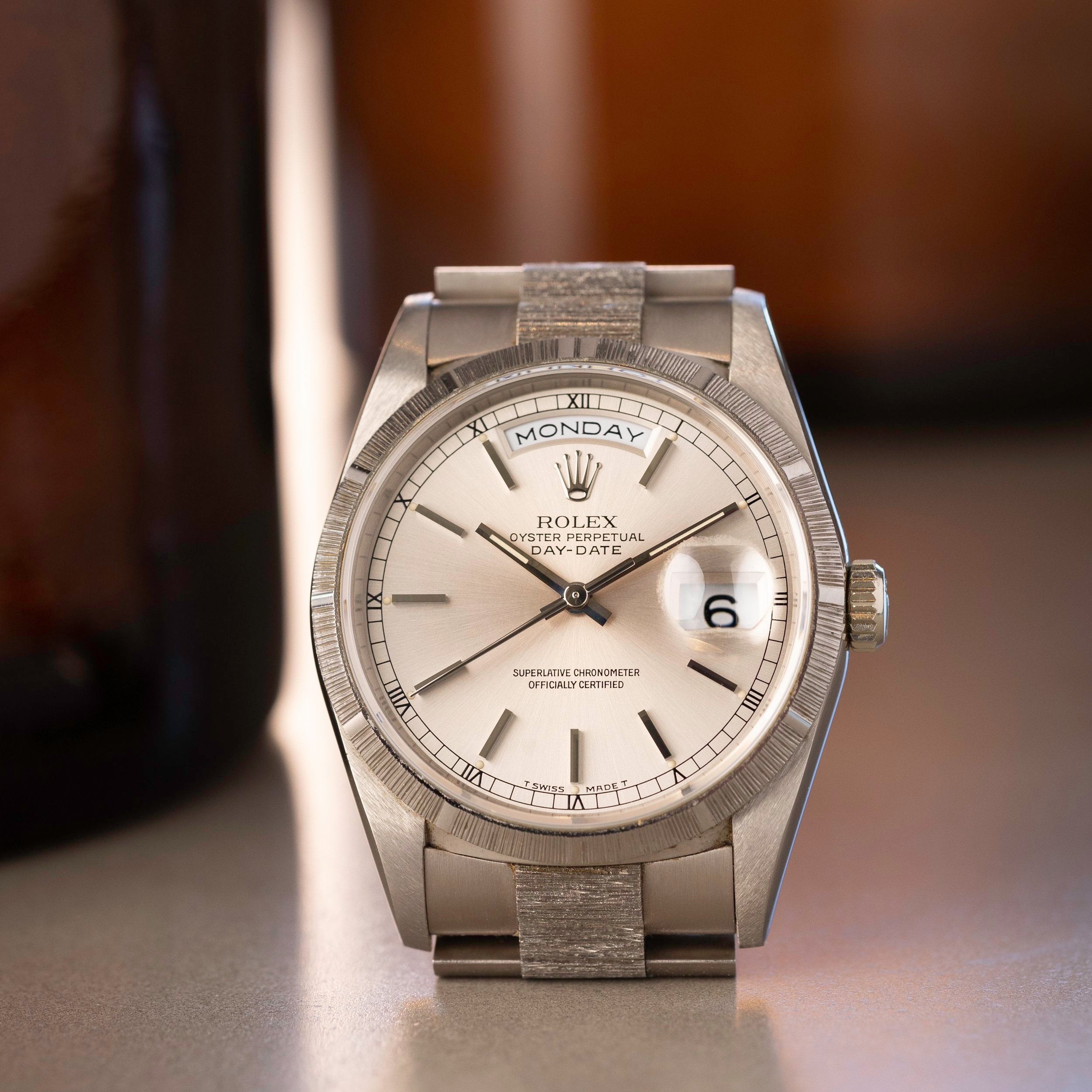 Rolex Day-Date Ref. 18249 - Bark Finish with Papers