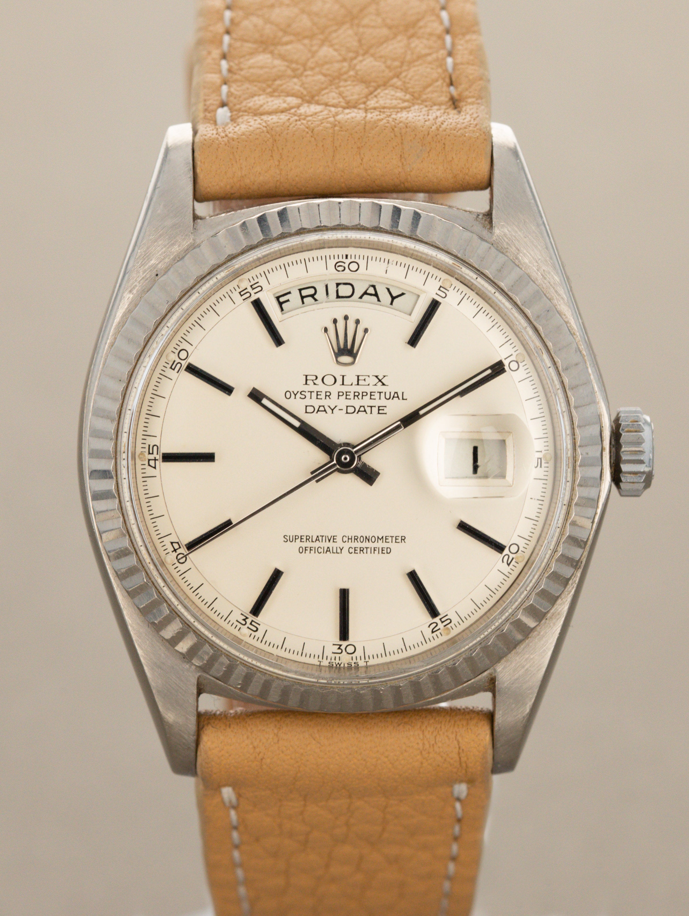 Rolex Day-Date Ref. 1803 - Satin Silver Dial